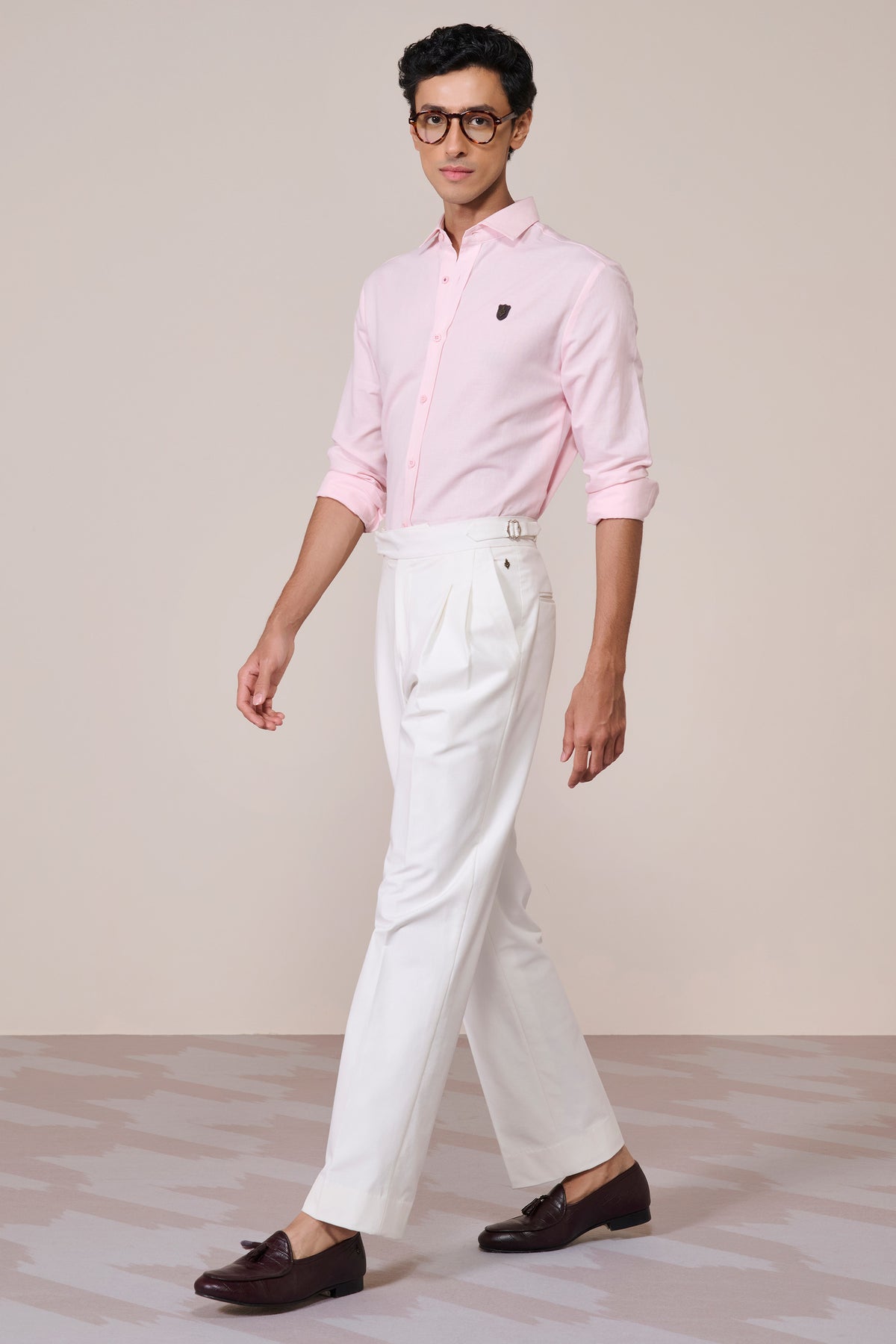 Pink Linen Shirt