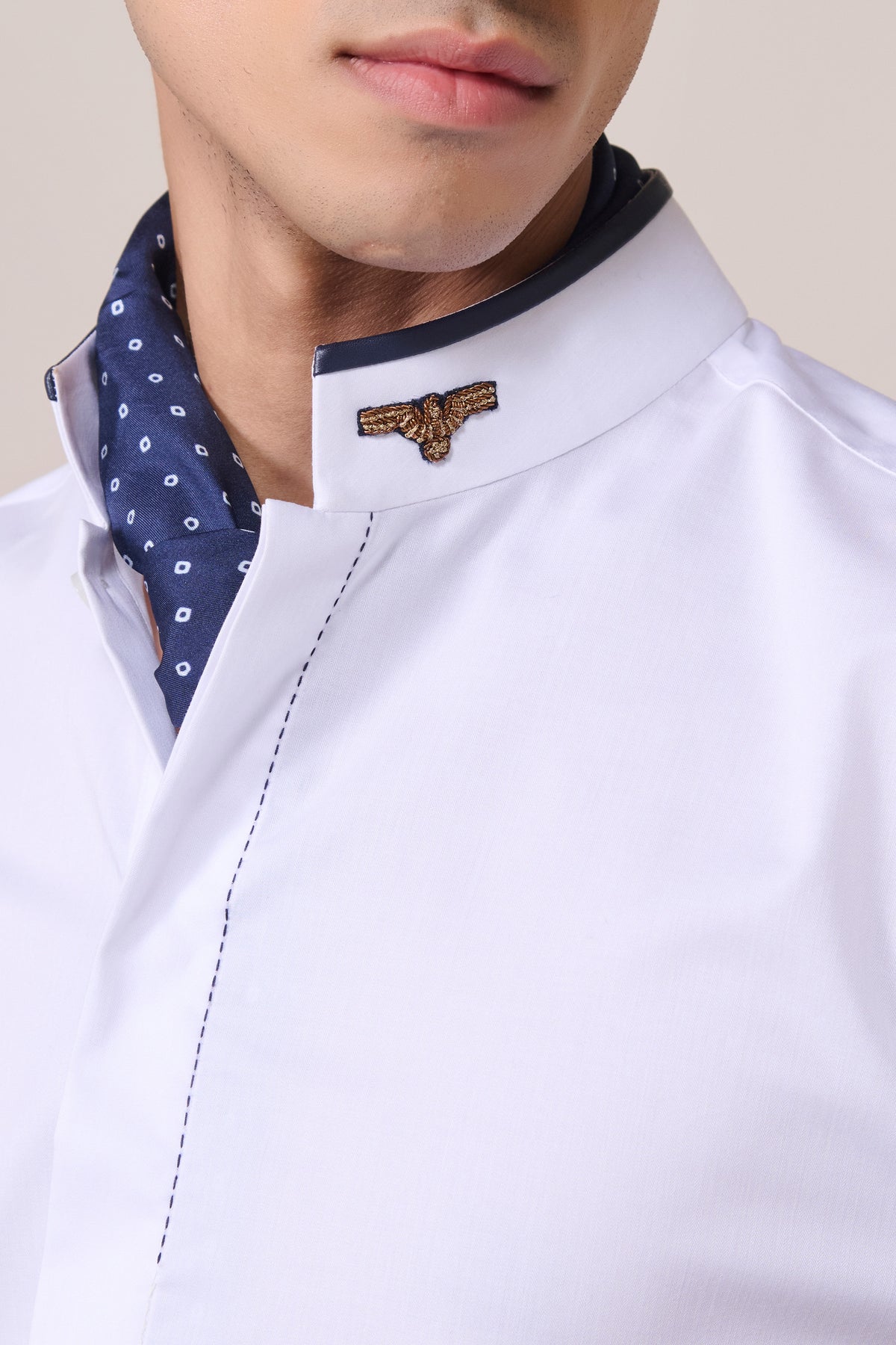 Off White Eagle Crested Shirt