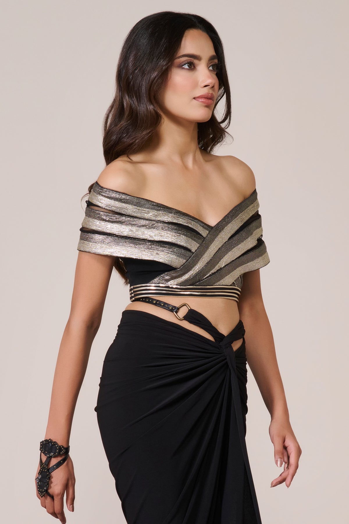 Black Off-Shoulder Top