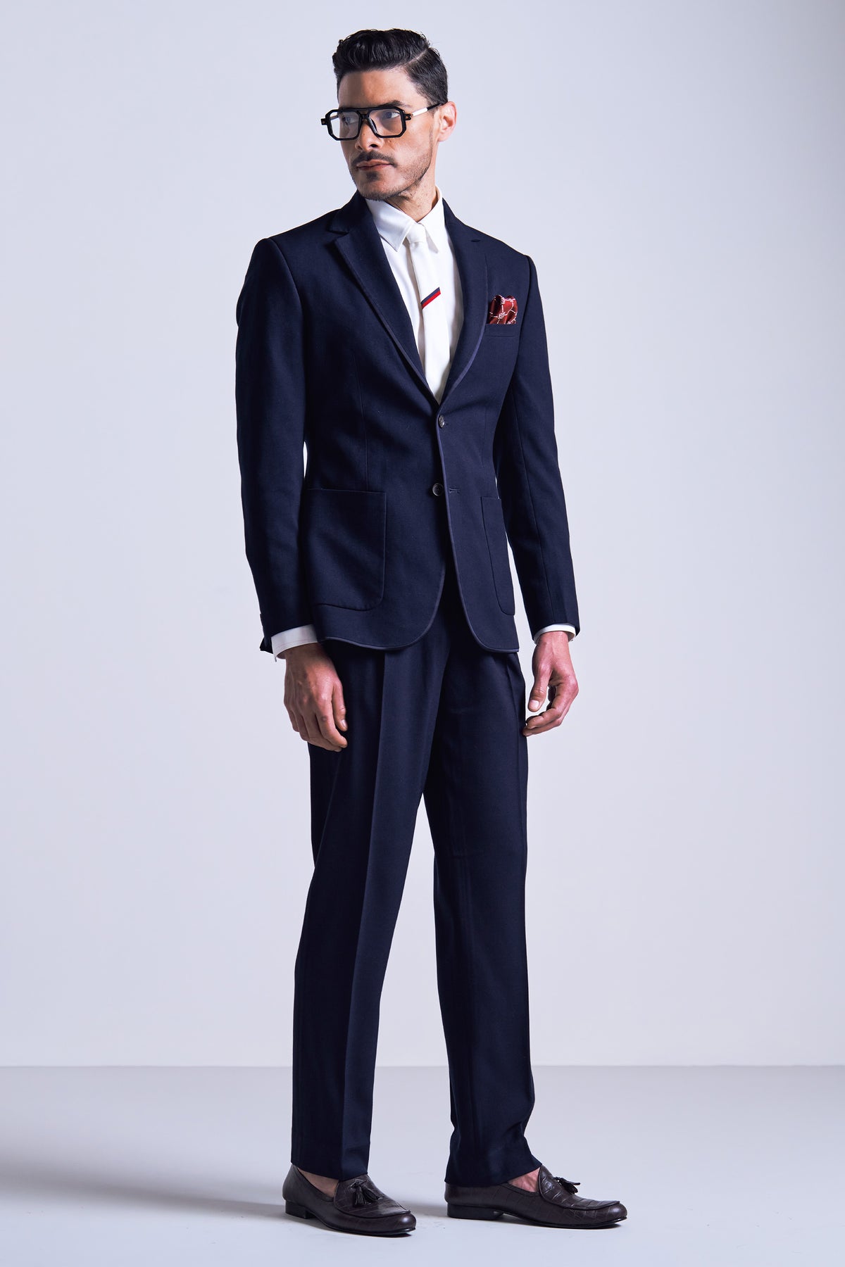 Navy Jacket with Navy Placket