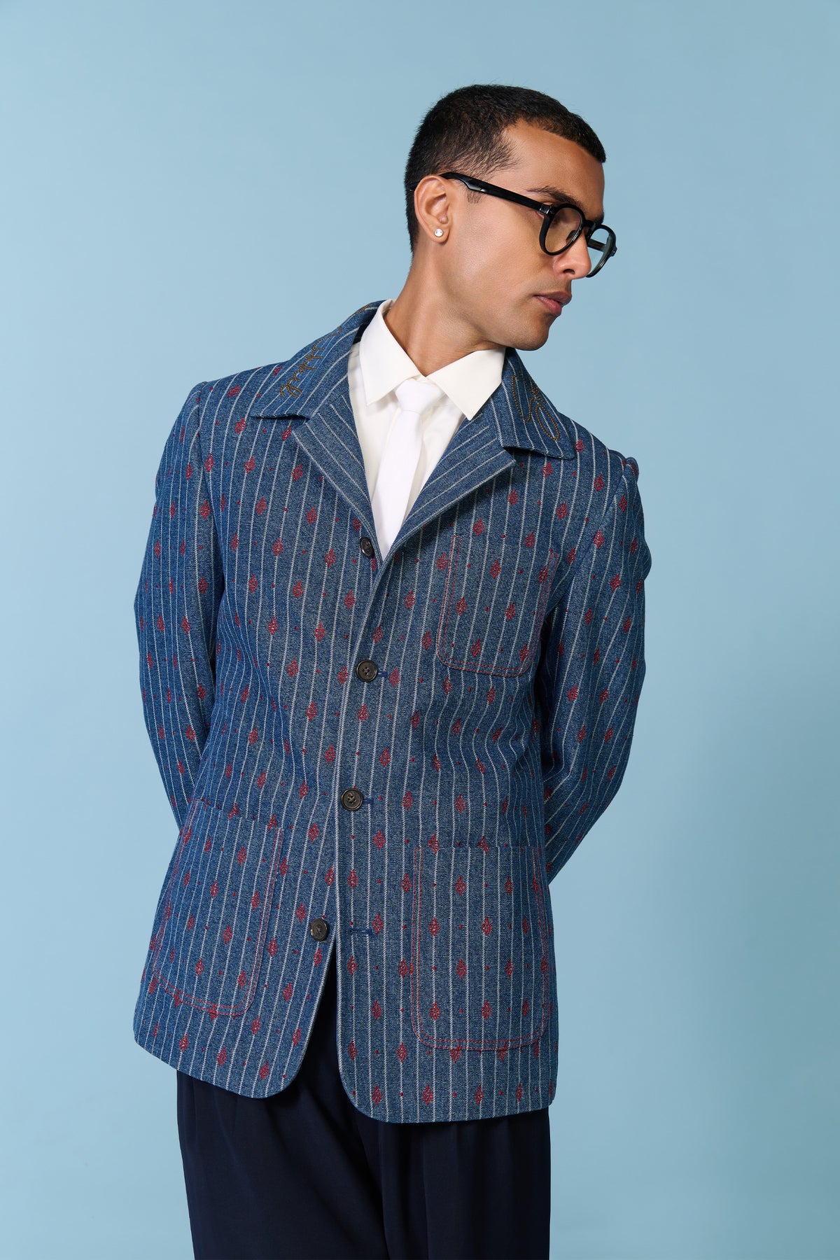 Denim Adamas Etched Jacket