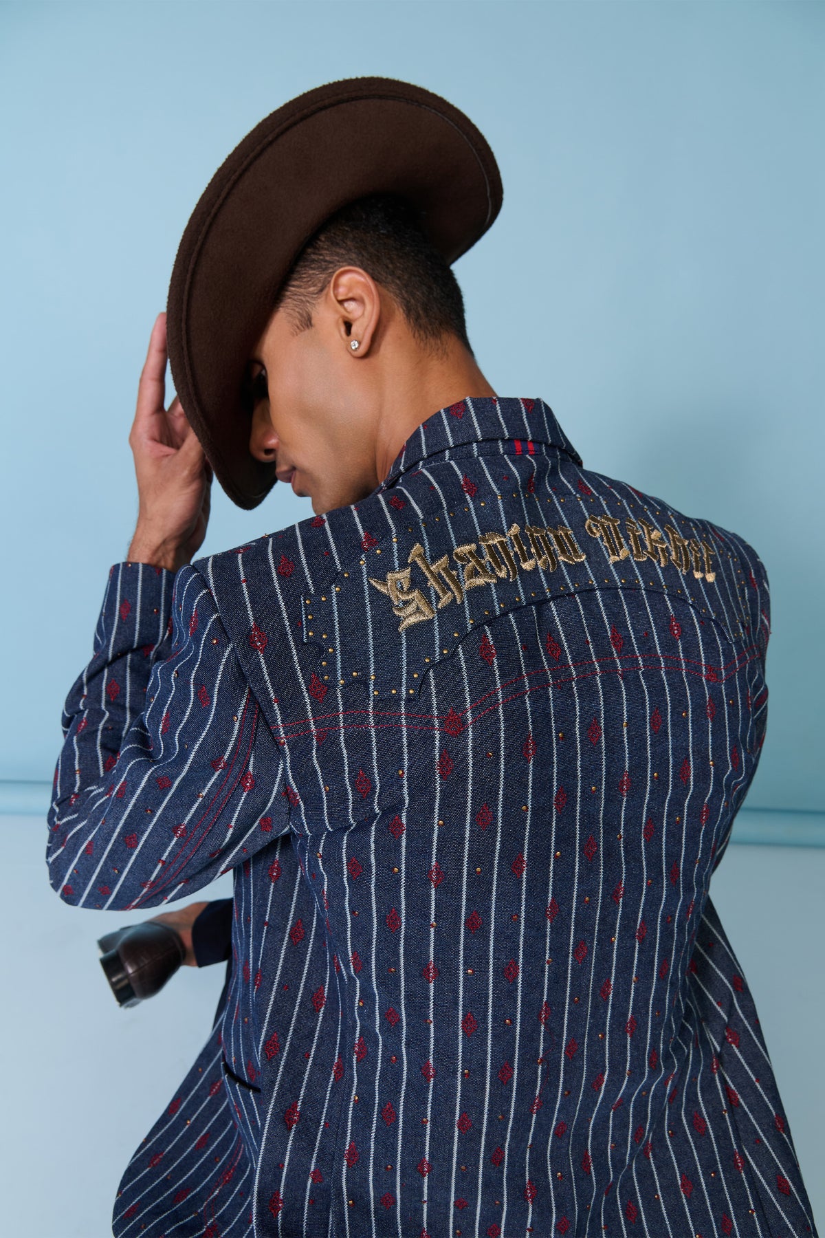Denim Etched Jacket