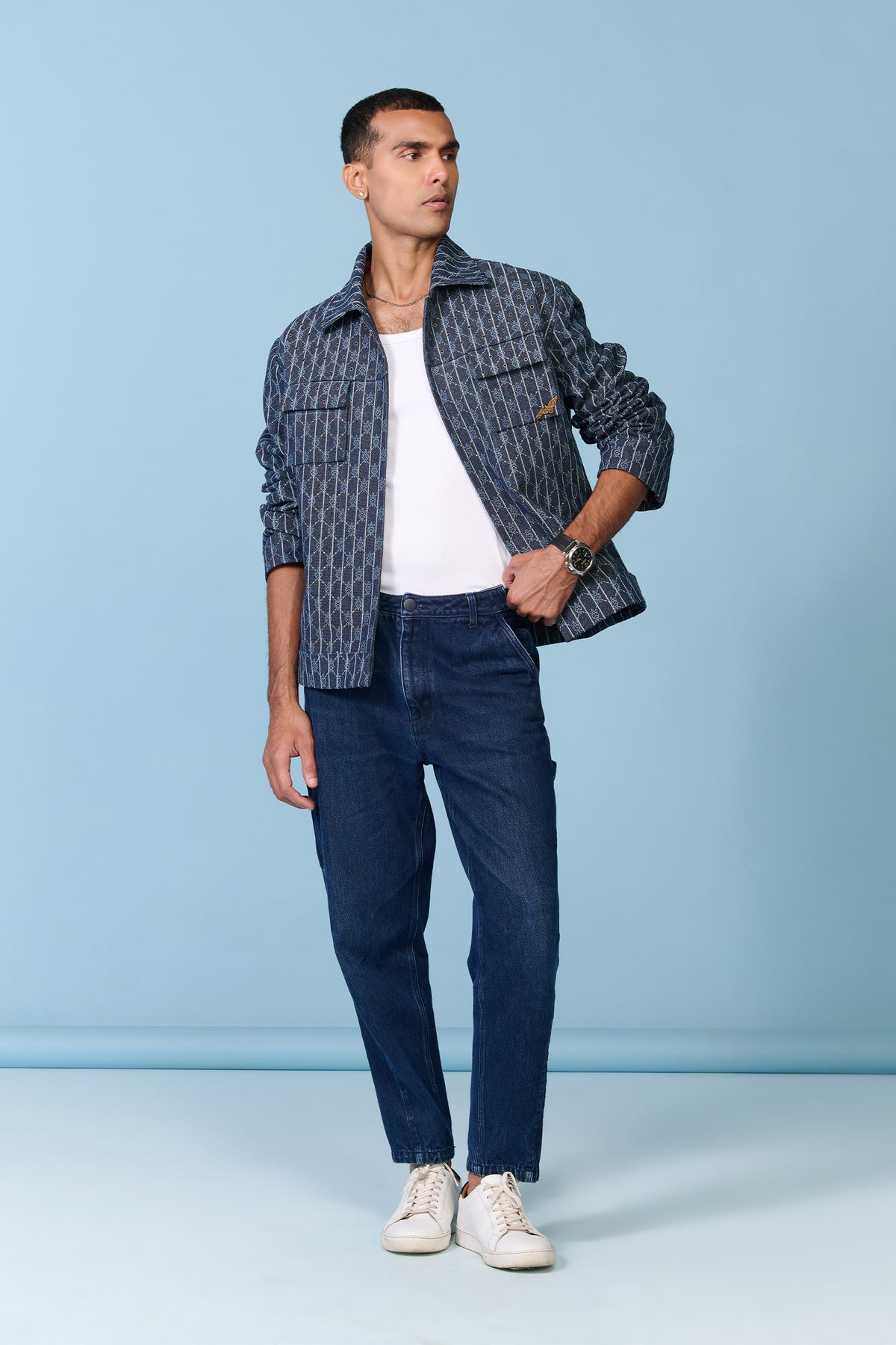 Denim Adamas Etched Layering