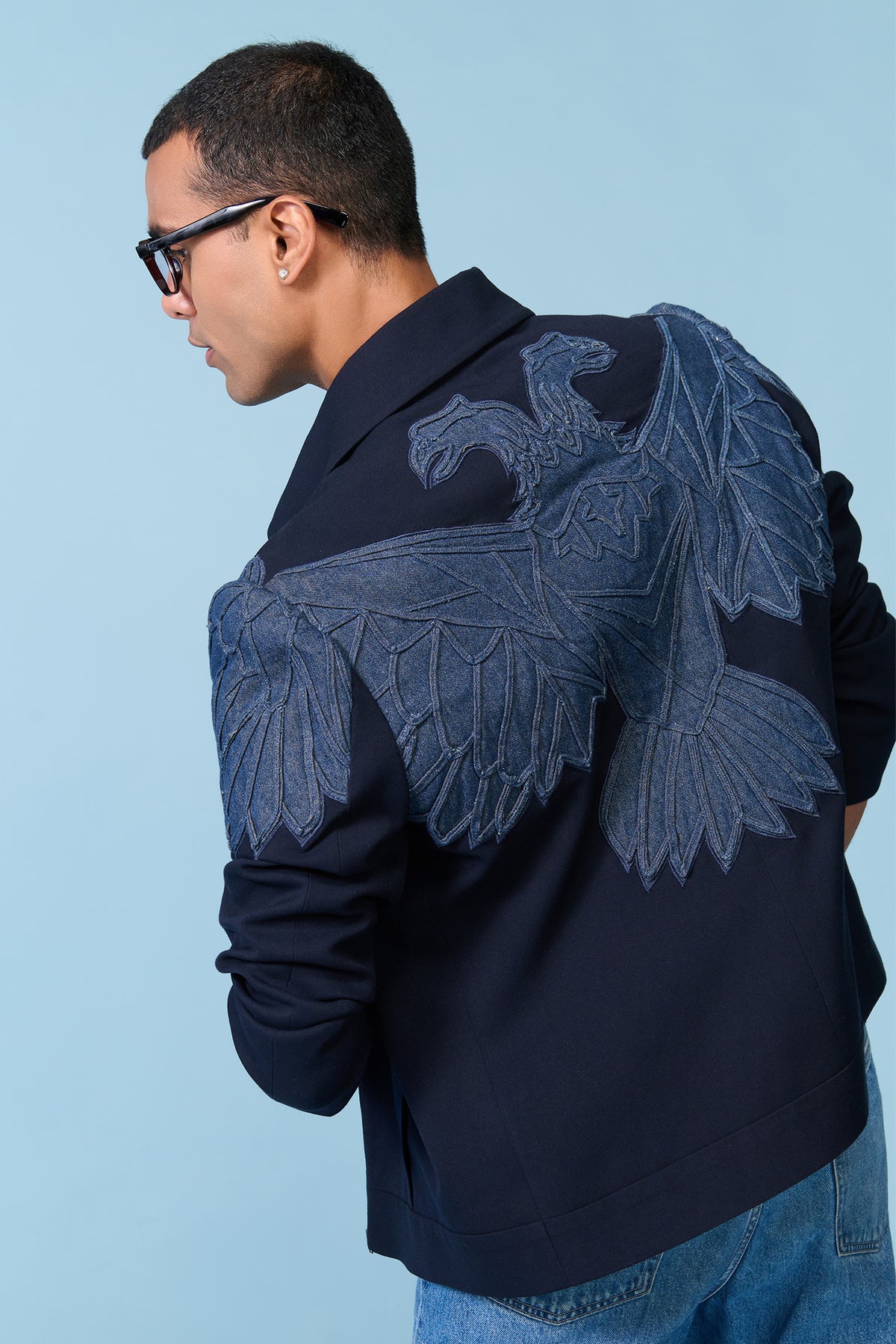 Navy Wing Layering