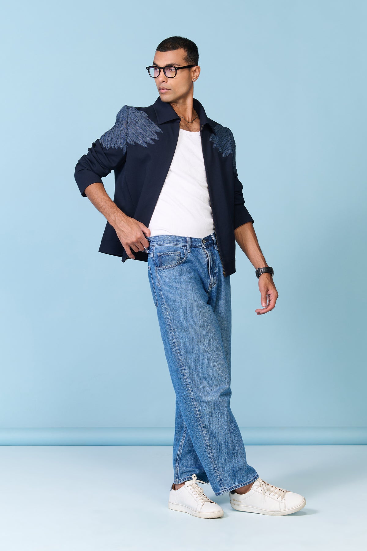 Navy Wing Layering