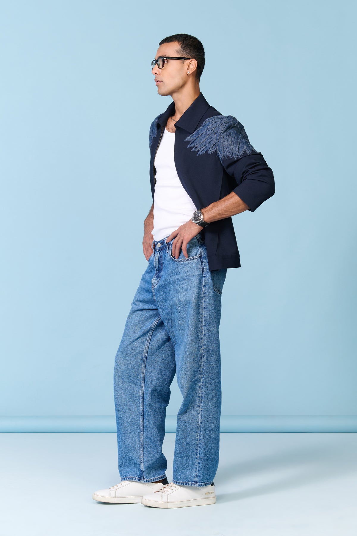 Navy Wing Layering
