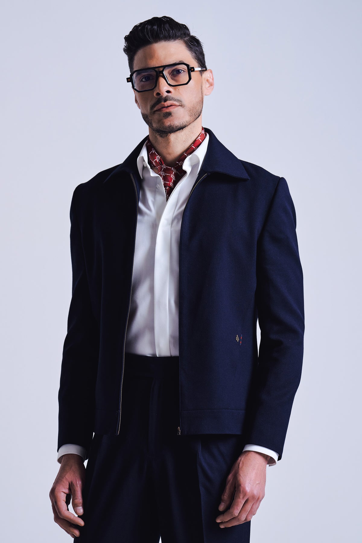 Navy Blue Classic Layering