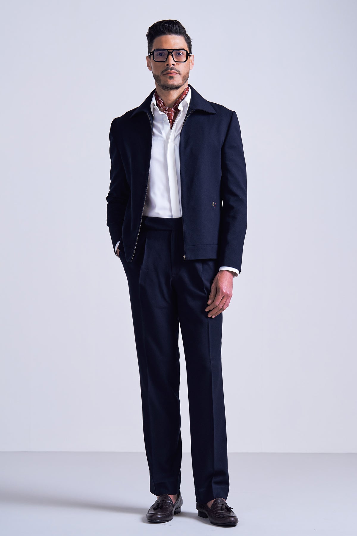 Navy Blue Classic Layering