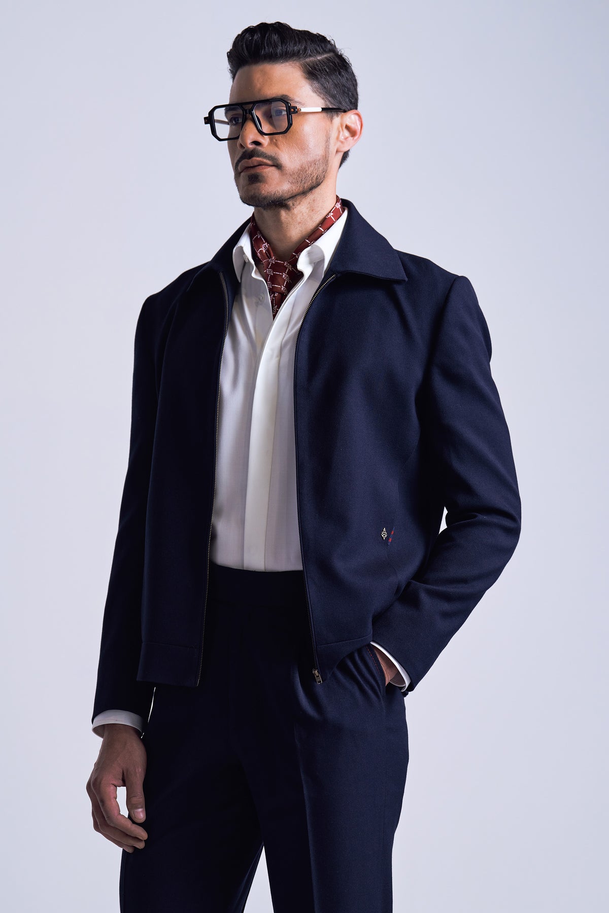 Navy Blue Classic Layering