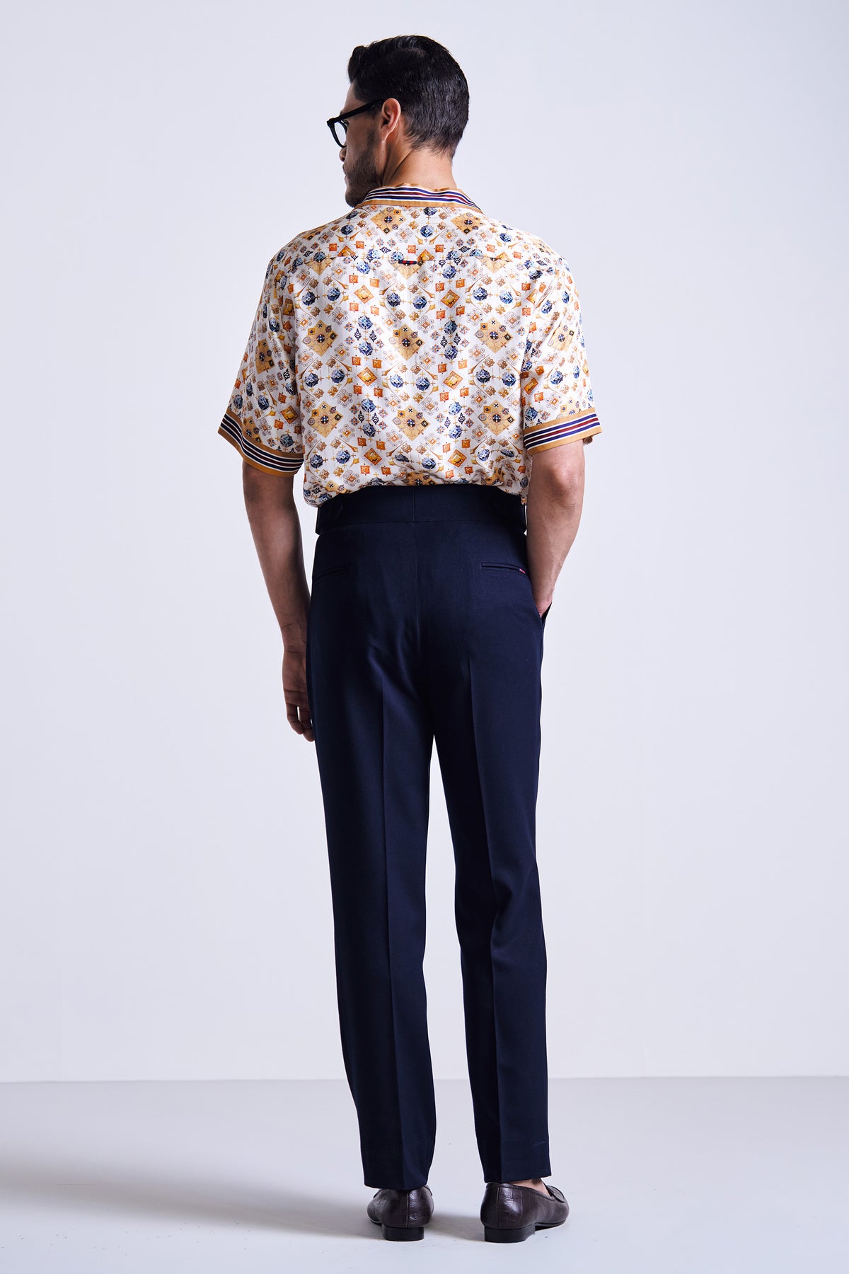 Geometrical Relax Fit Shirt
