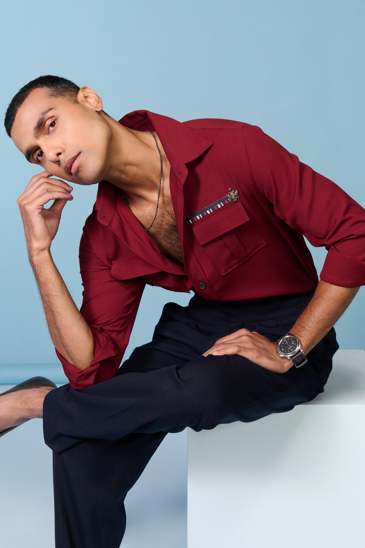 Cherry Patch Pocket Shirt