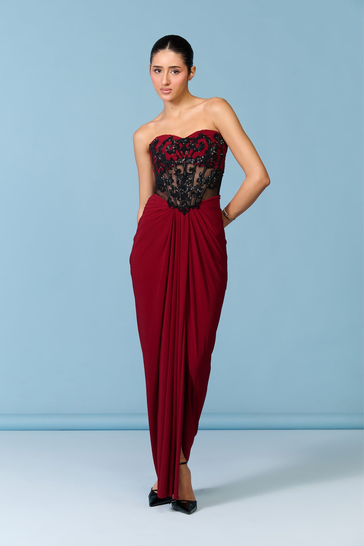 Cherry Corset Gown