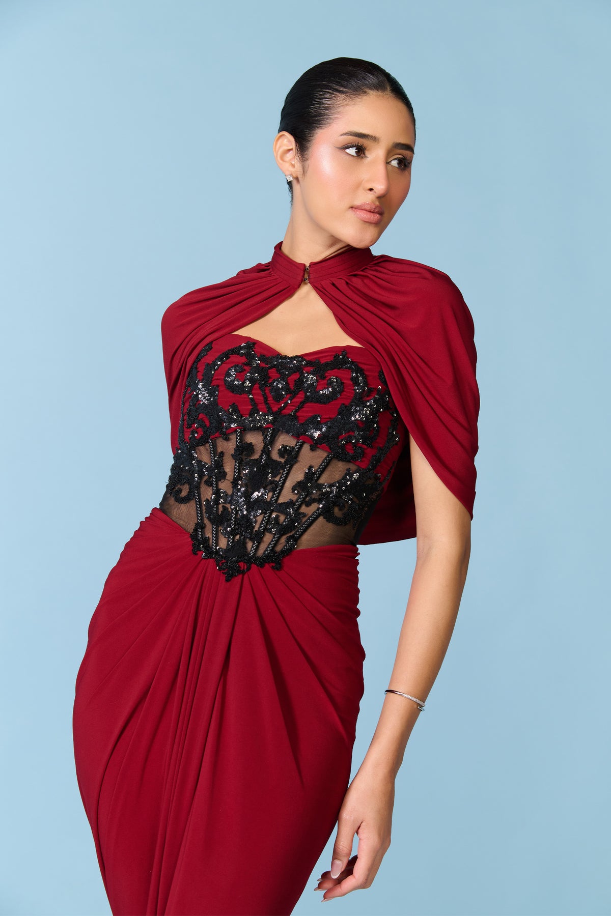 Cherry Corset Gown