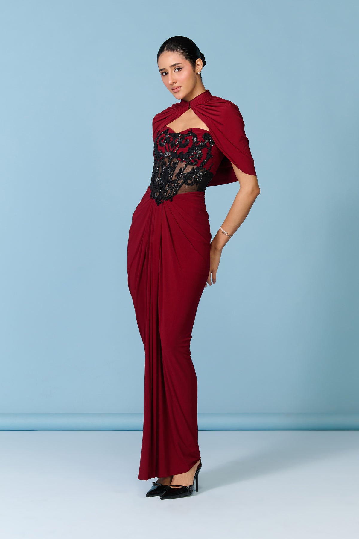 Cherry Corset Gown