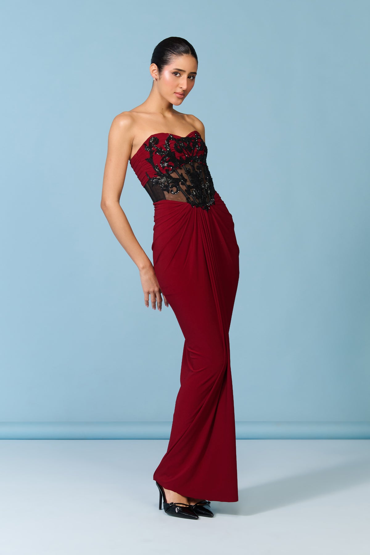 Cherry Corset Gown