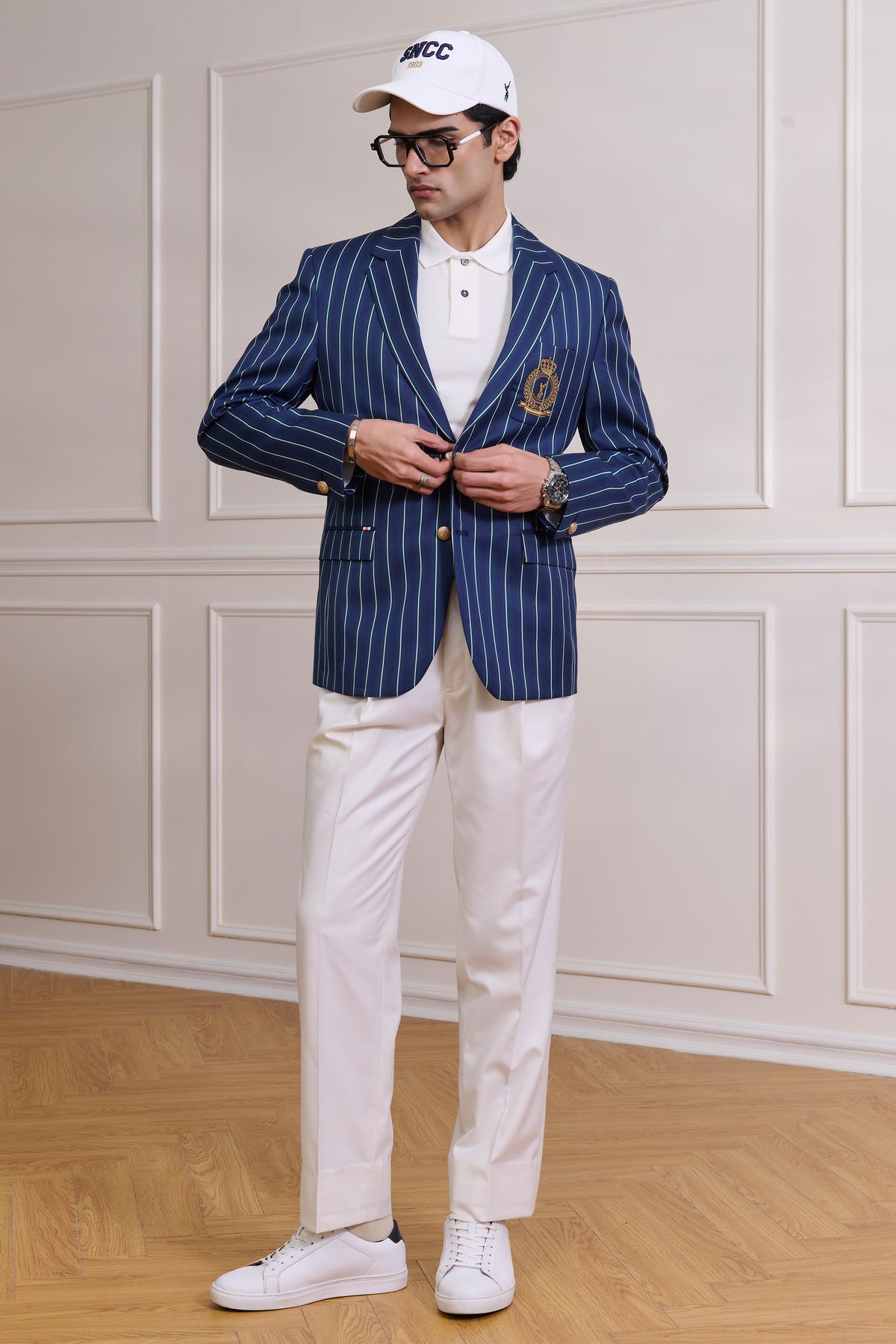 SNCC Navy Striped Jacket