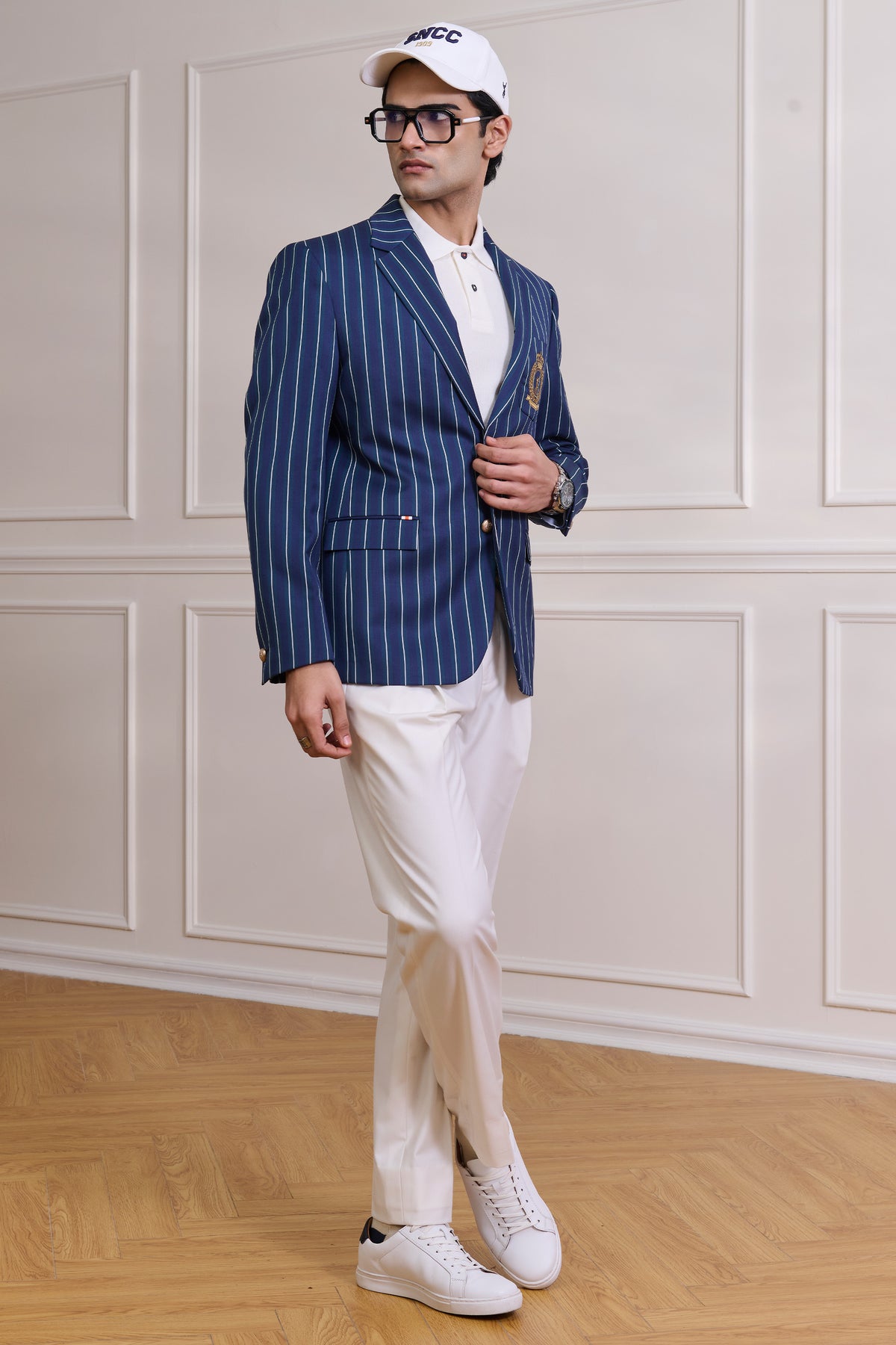 SNCC Navy Striped Jacket