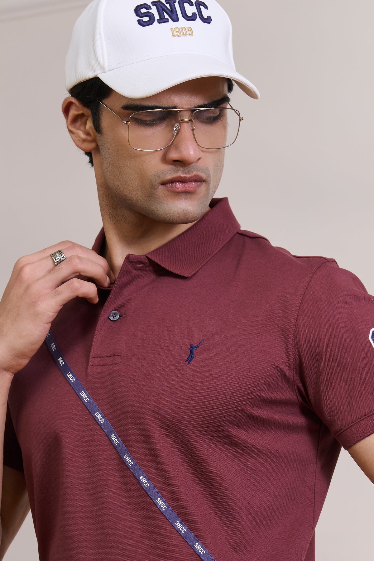 SNCC Cabernet Diagonal Tape Yorker