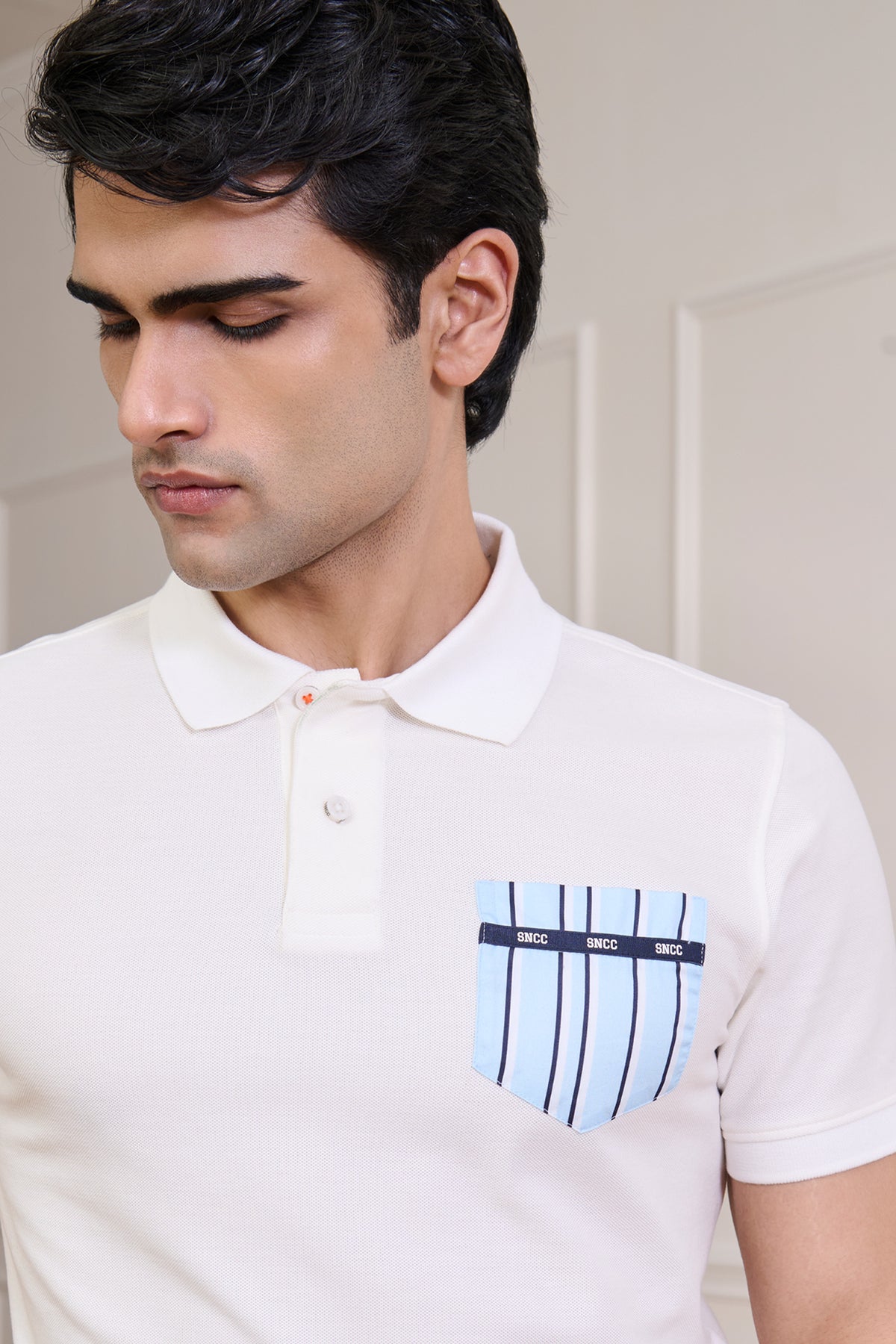 SNCC White Supima Cotton Yorker