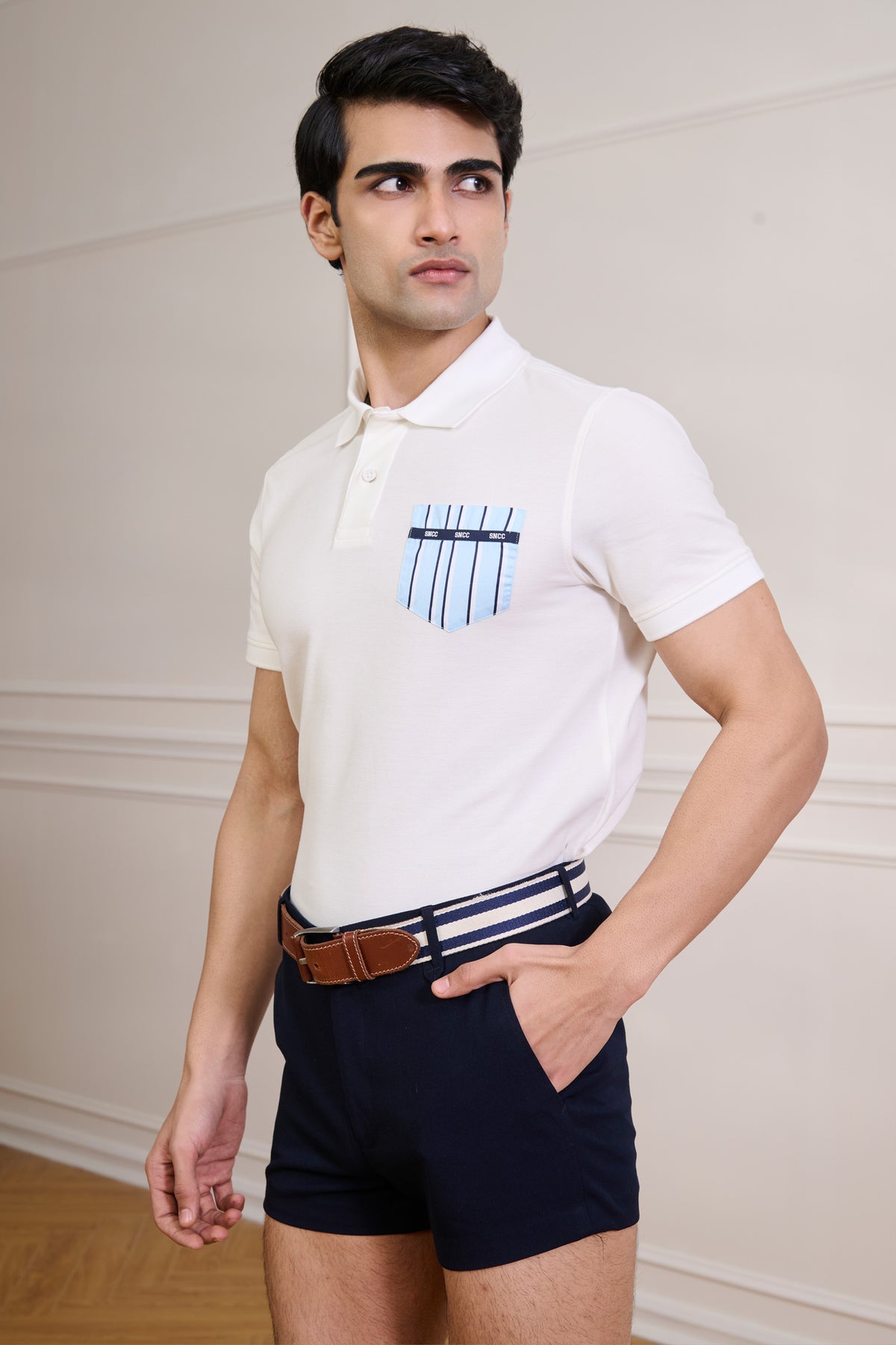 SNCC White Supima Cotton Yorker