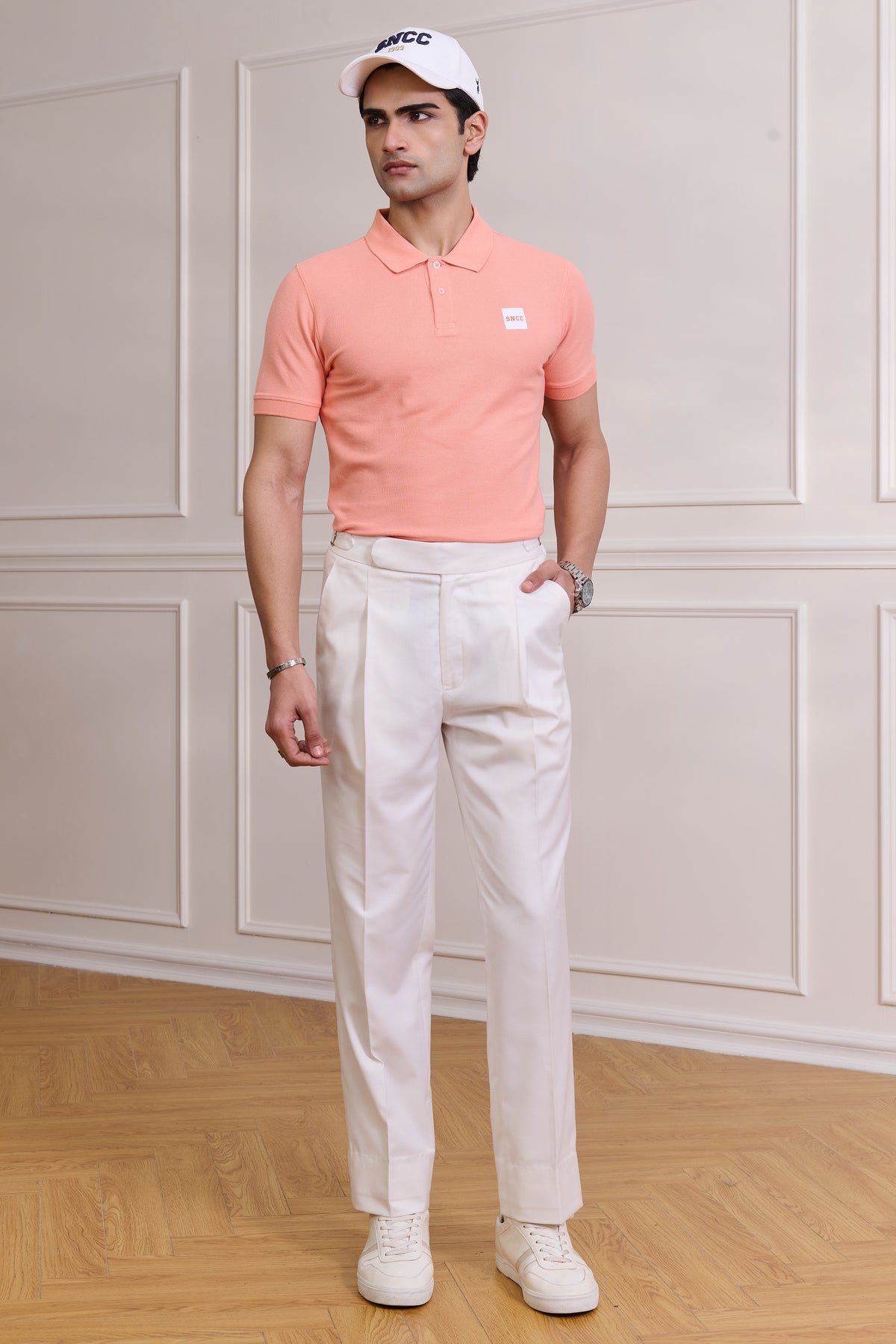 SNCC Peach Supima Cotton Yorker