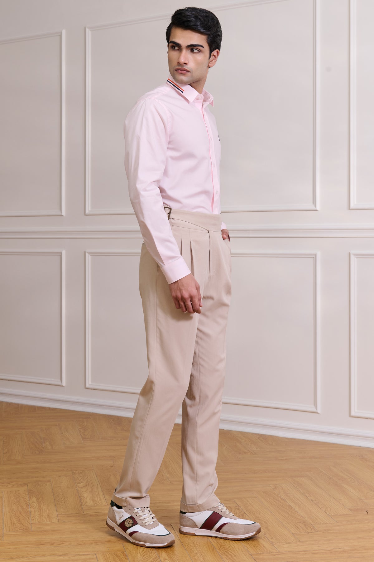SNCC Pink Shirt with Batsman Logo