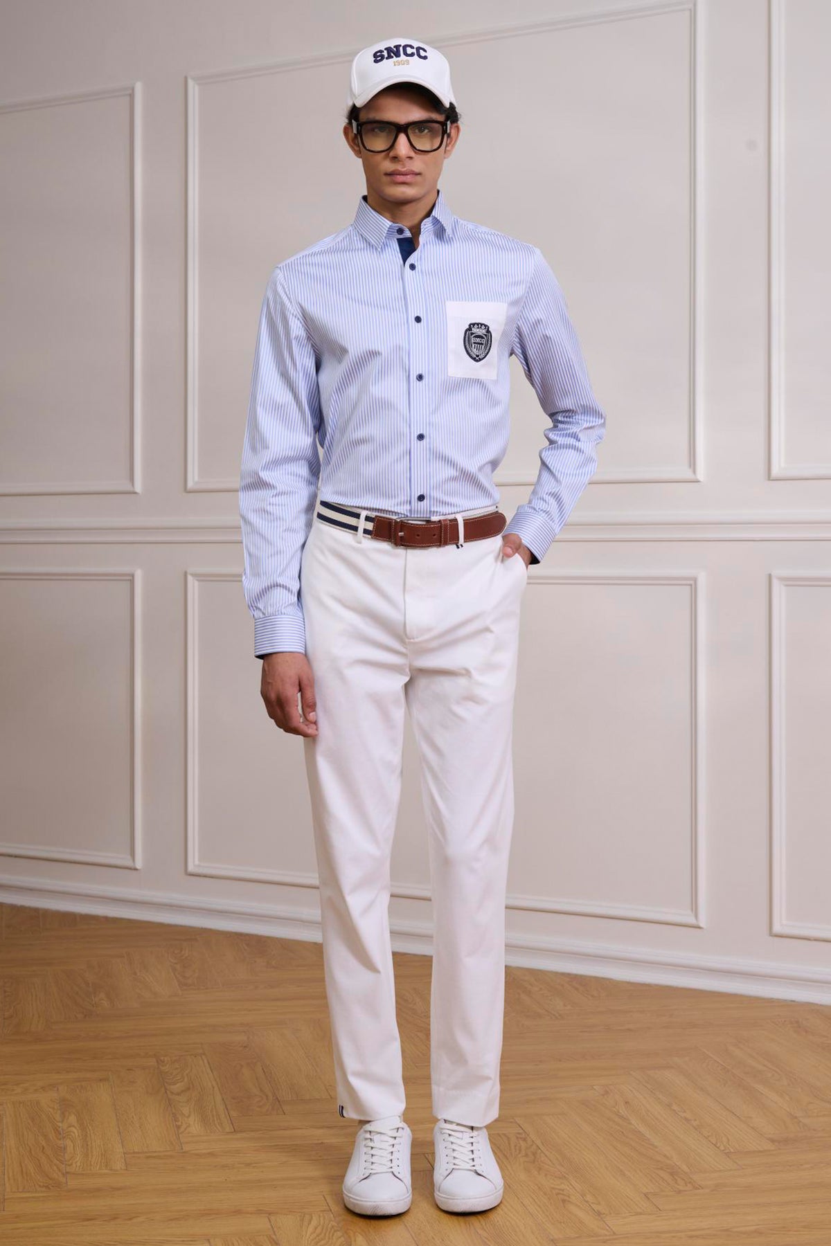 SNCC Blue Patch Crested Pocket Shirt