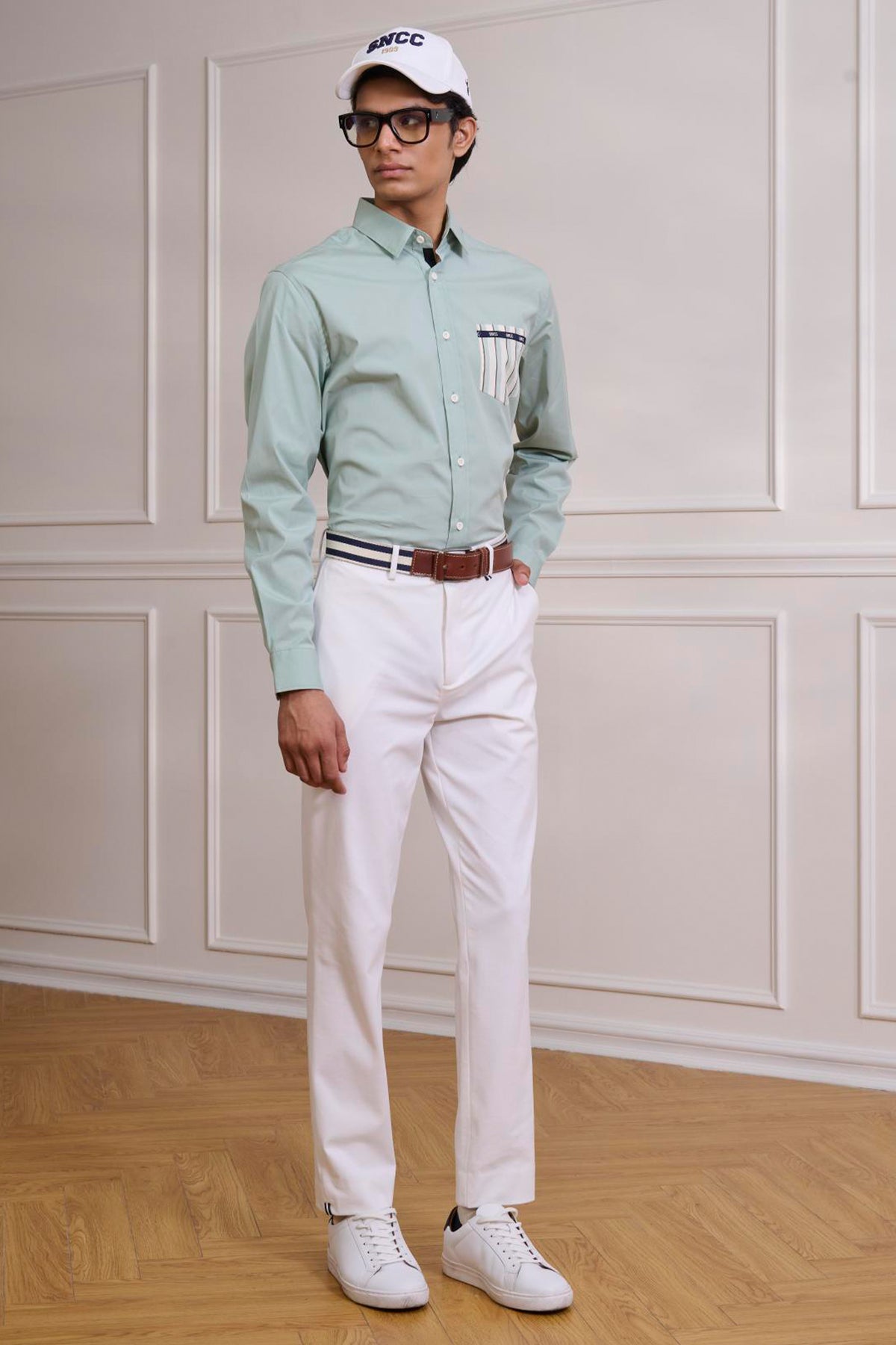 SNCC Jade Striped Pocket Shirt