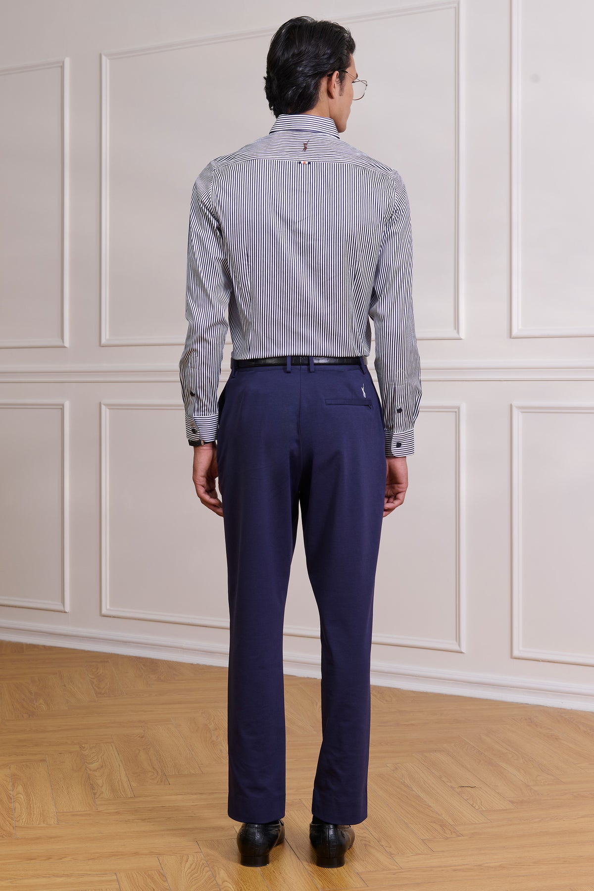 SNCC Navy Striped Utility Shirt