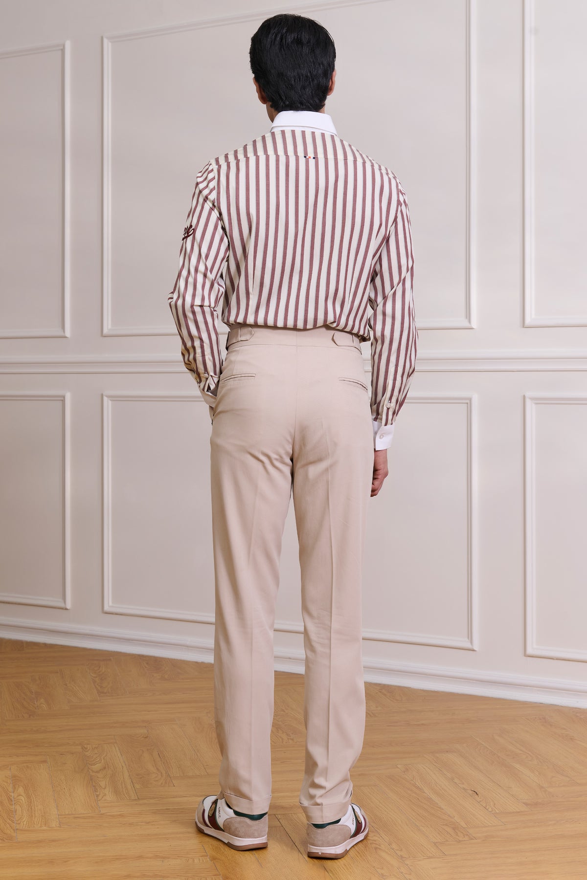SNCC Espresso Striped Shirt