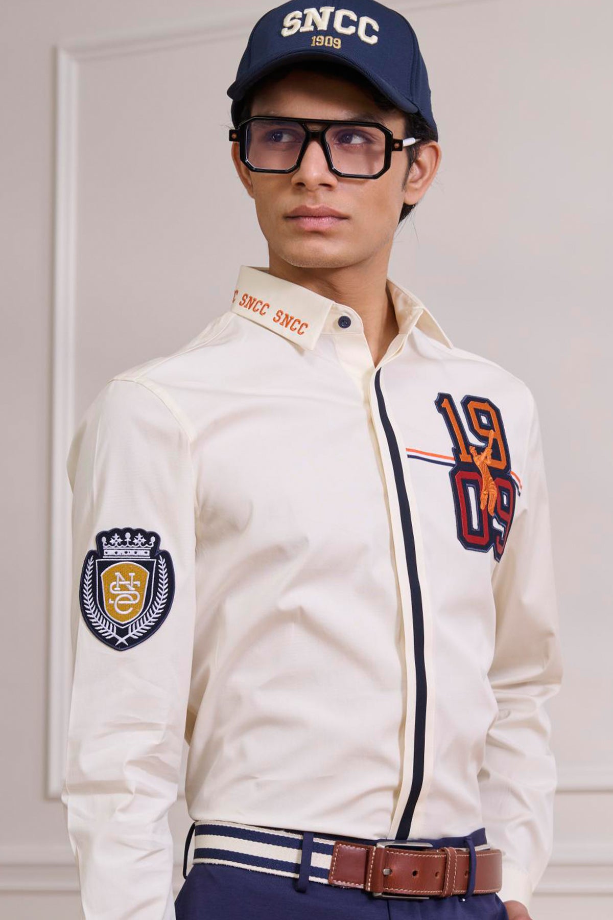SNCC Off White 1909 Motif Shirt