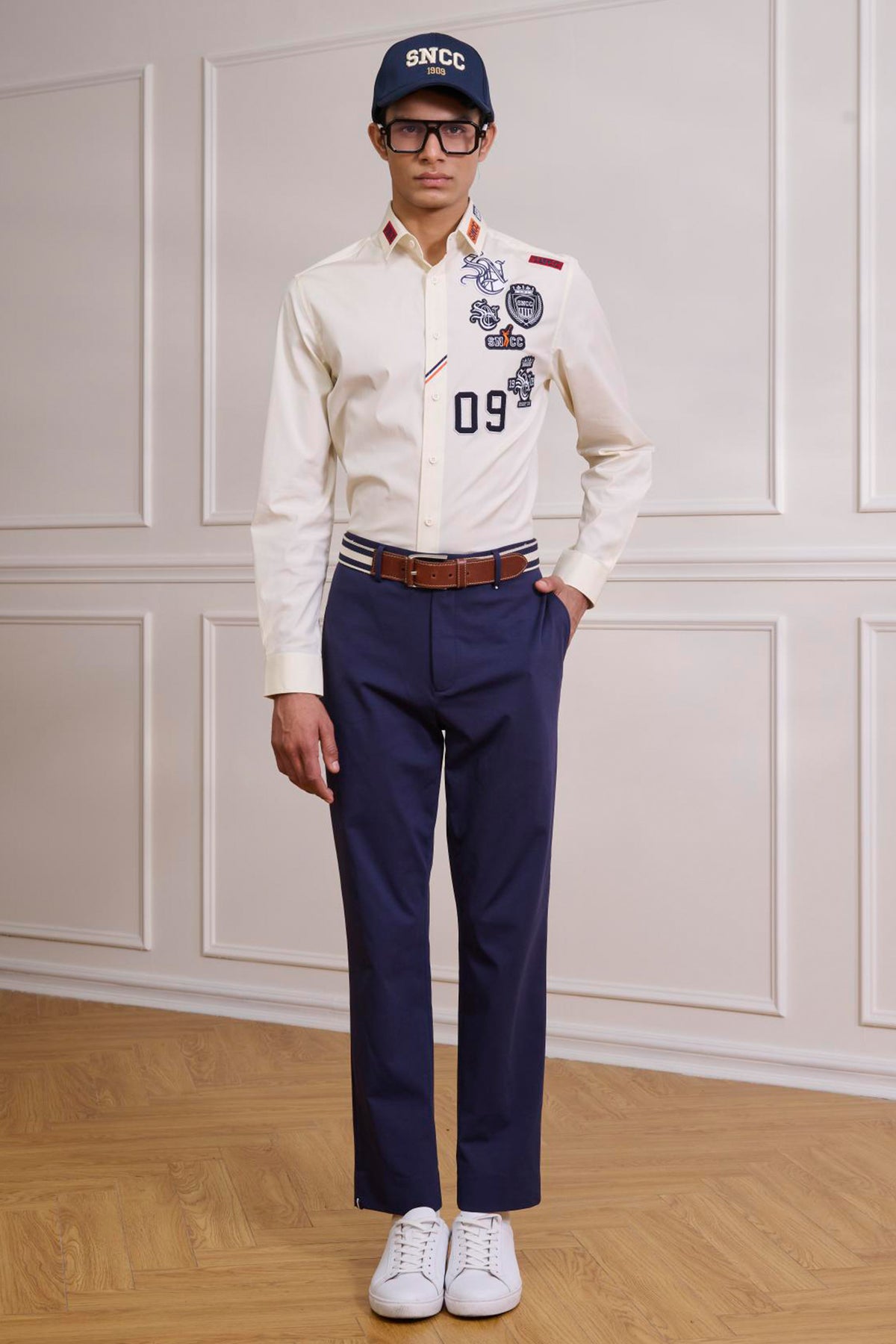 SNCC Off White Motif Shirt
