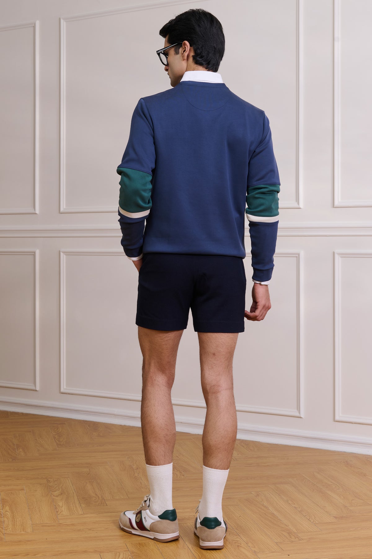 SNCC Colour-Block Stripe Sweatshirt