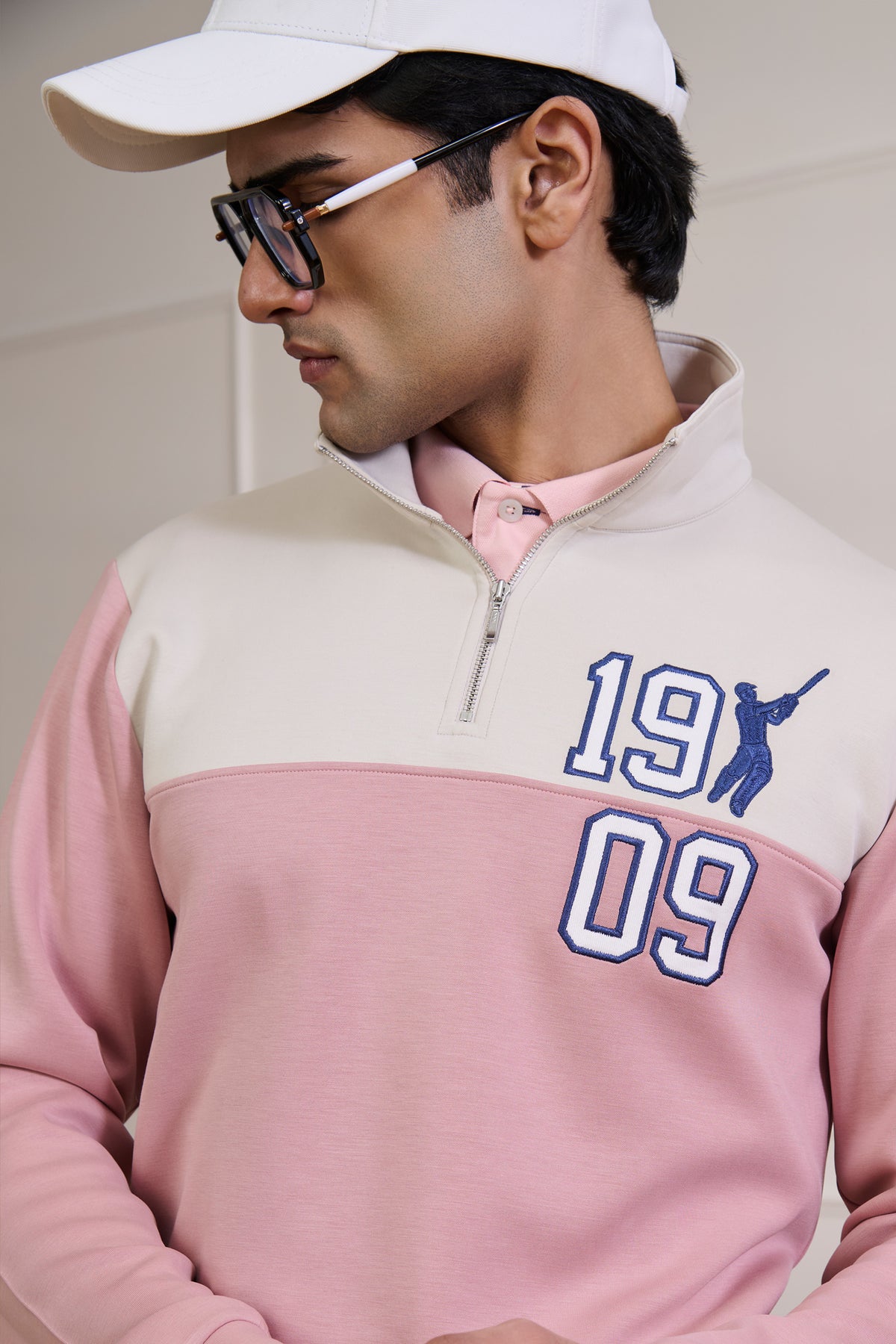SNCC 1909 Batsman Pink Pullover