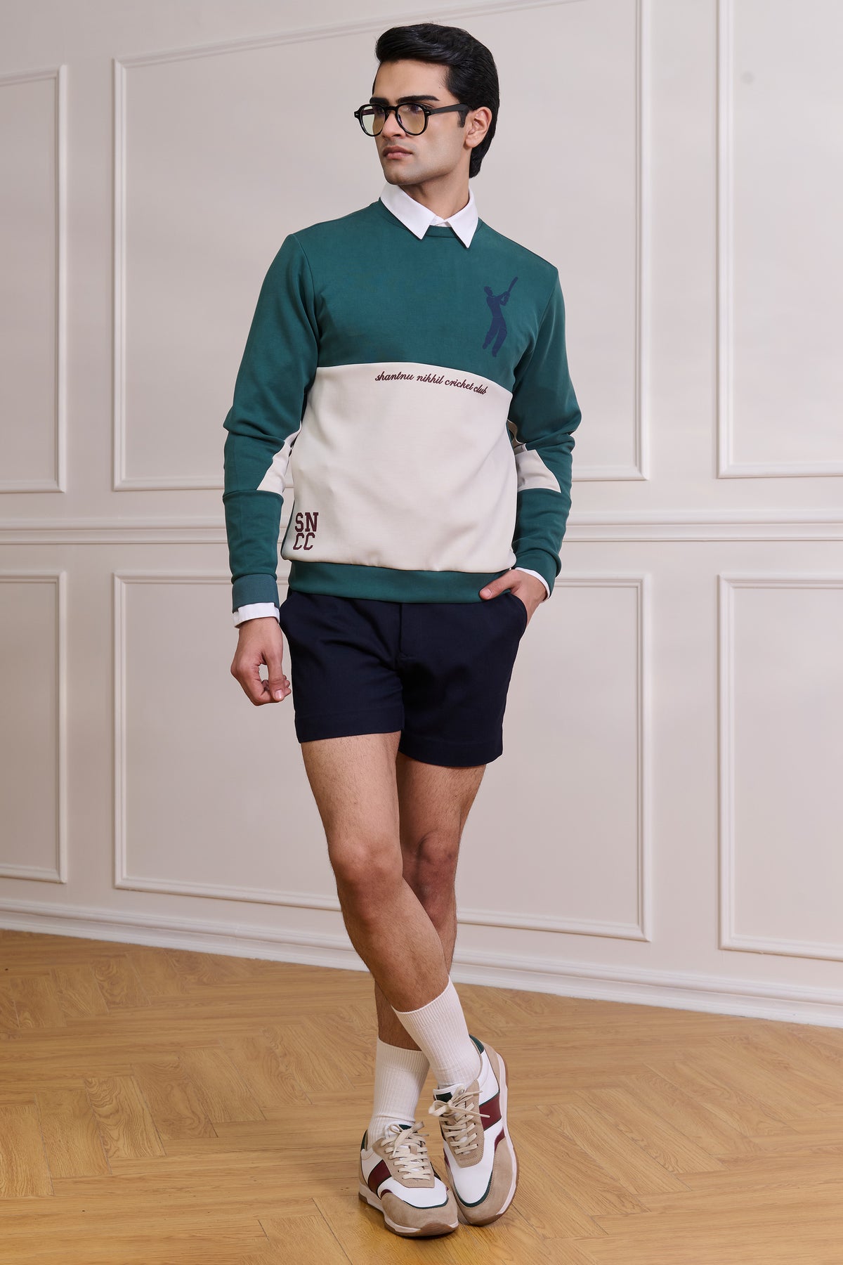 SNCC Batsman Colour-Block Sweatshirt