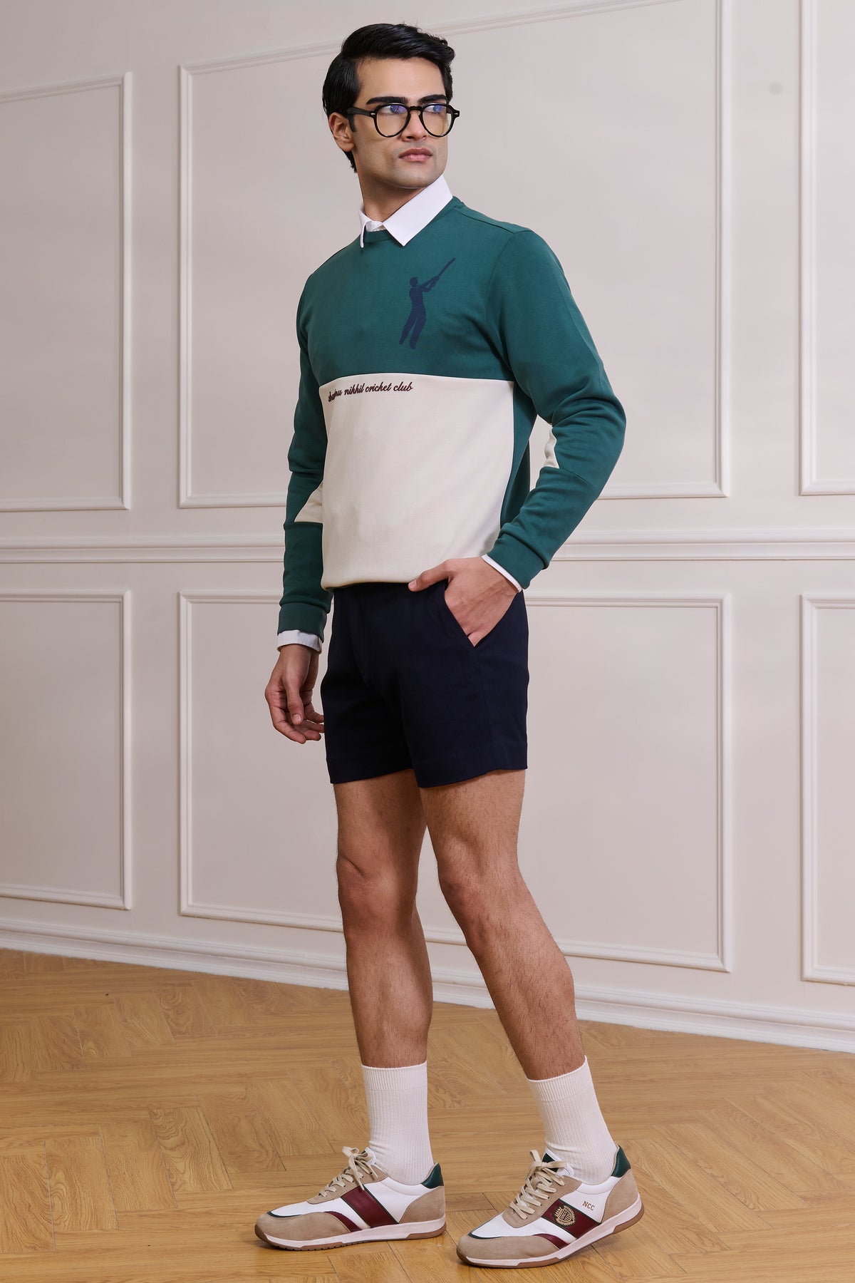 SNCC Batsman Colour-Block Sweatshirt