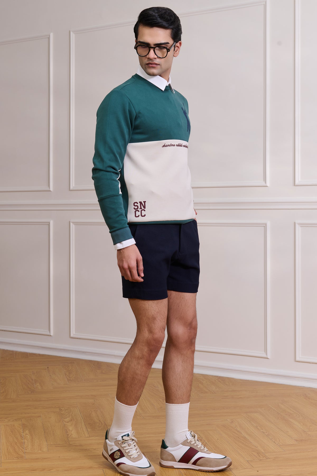 SNCC Batsman Colour-Block Sweatshirt