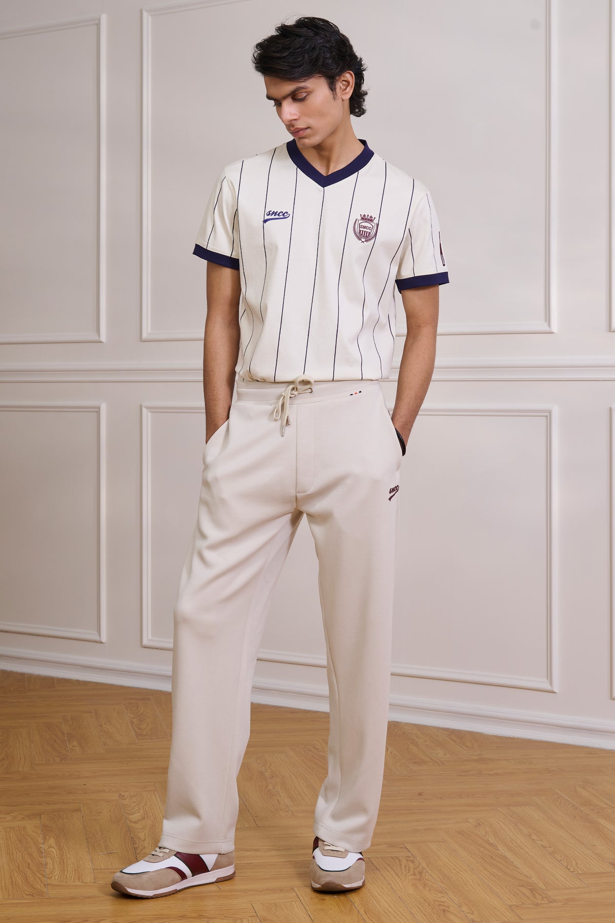 SNCC Off-White Stretch Trousers