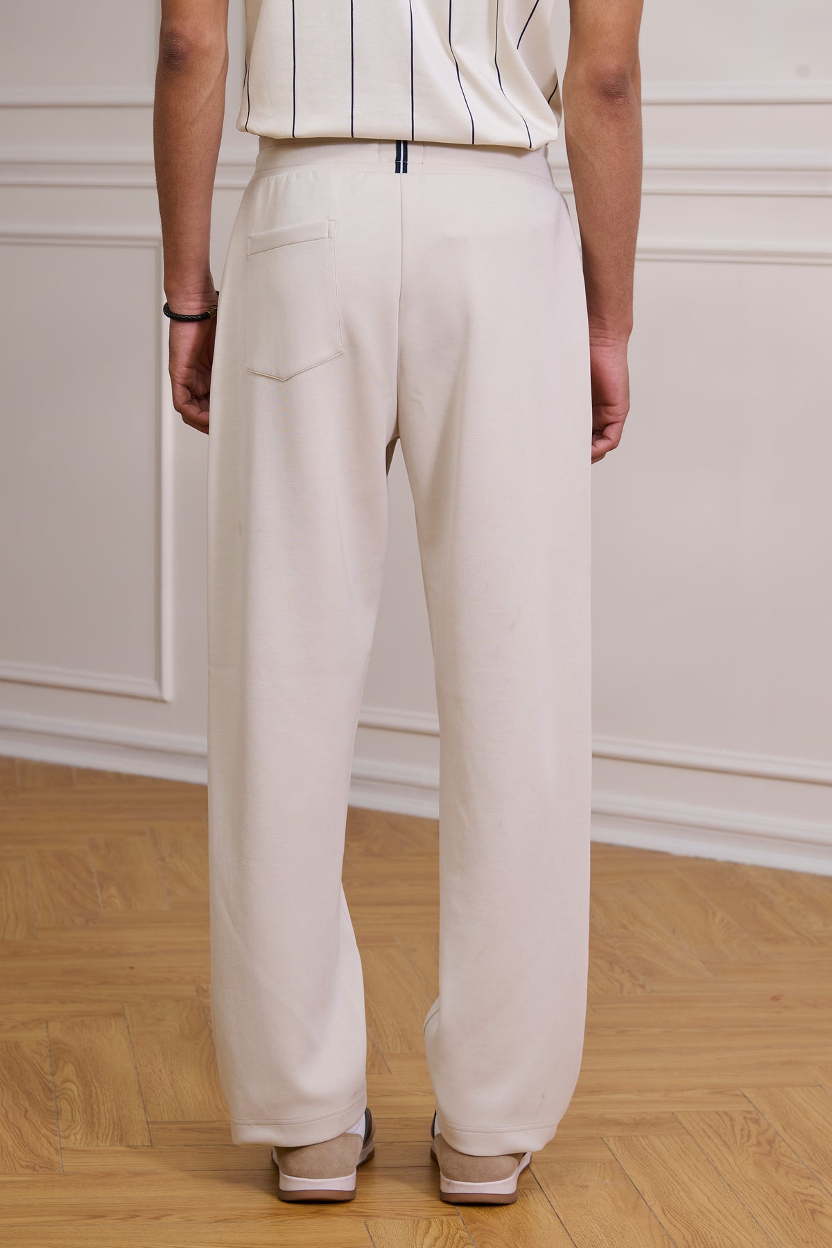 SNCC Off-White Stretch Trousers