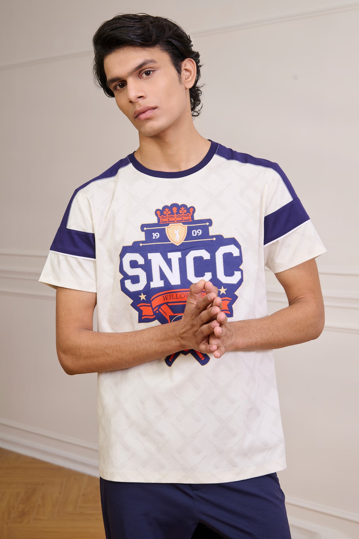 SNCC Off-White Printed T-Shirt