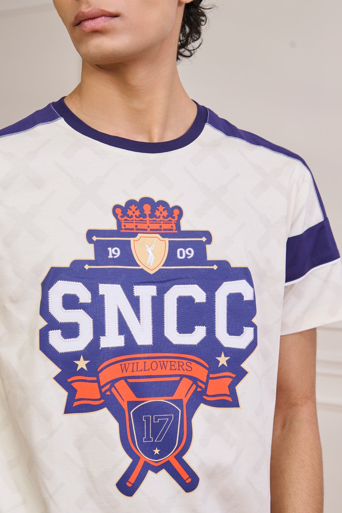 SNCC Off-White Printed T-Shirt