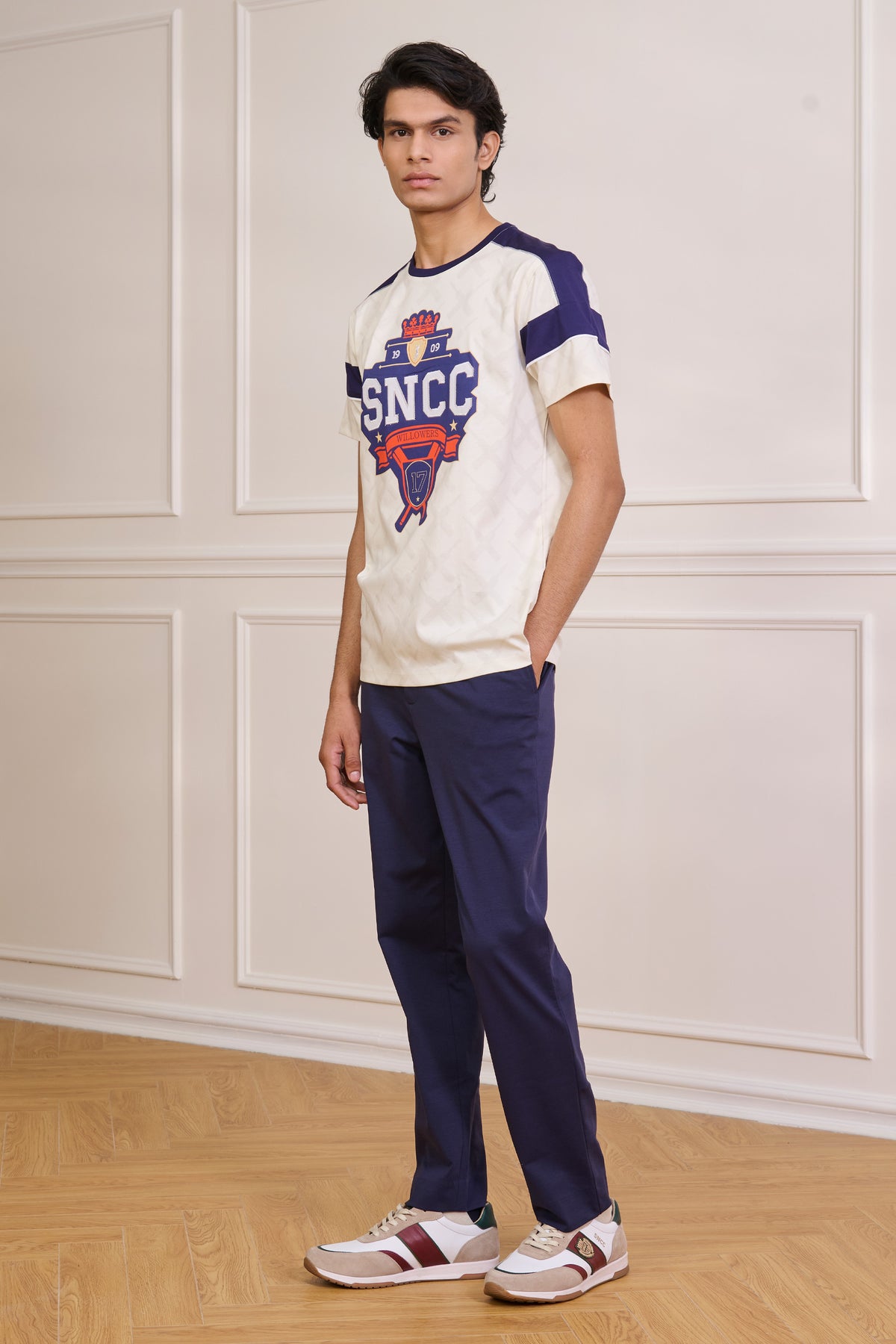 SNCC Off-White Printed T-Shirt