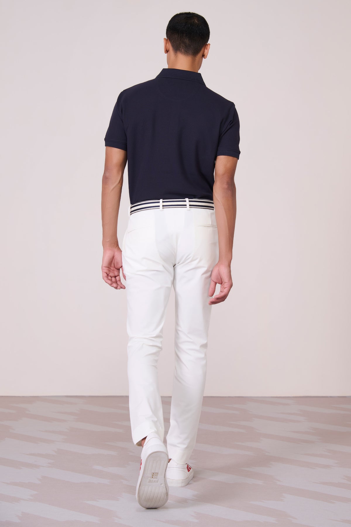 SNCC Navy Supima Pique Knit Shirt