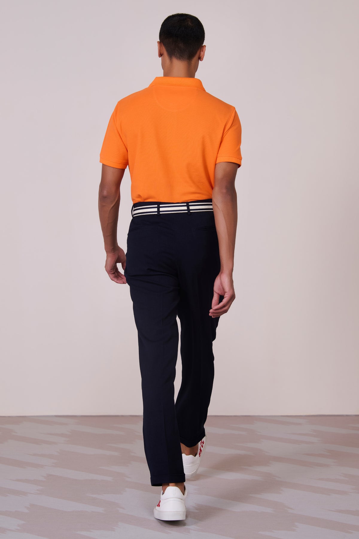 SNCC Orange Supima Pique Knit Shirt