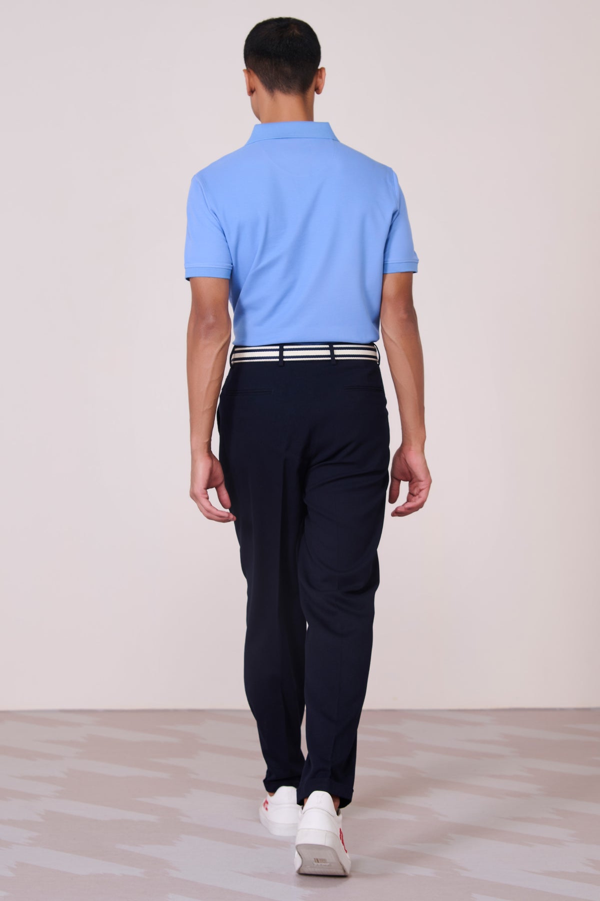 SNCC Slate Blue Supima Pique Knit Shirt