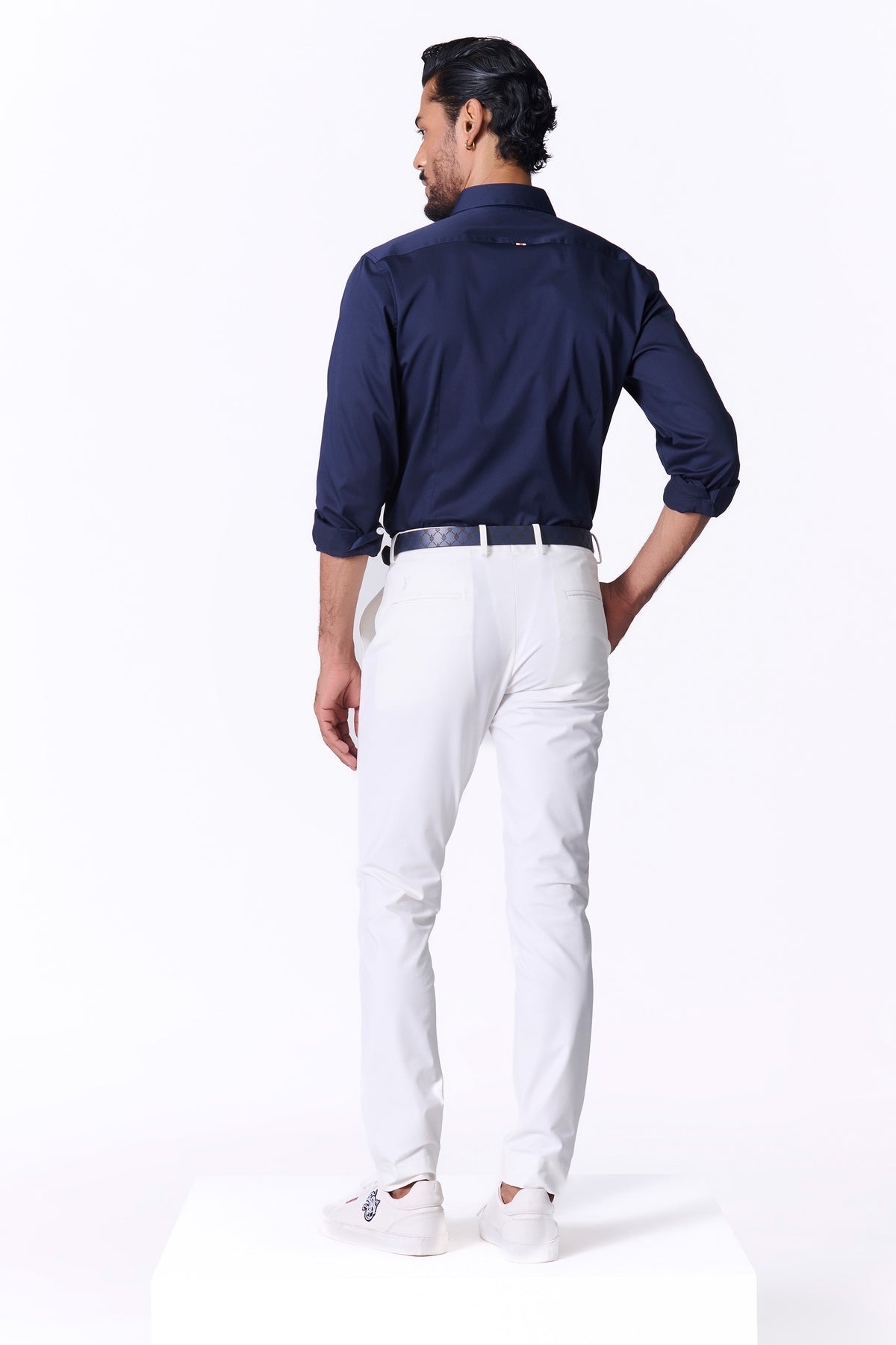 SNCC Navy Shirt with Contrasting Trim