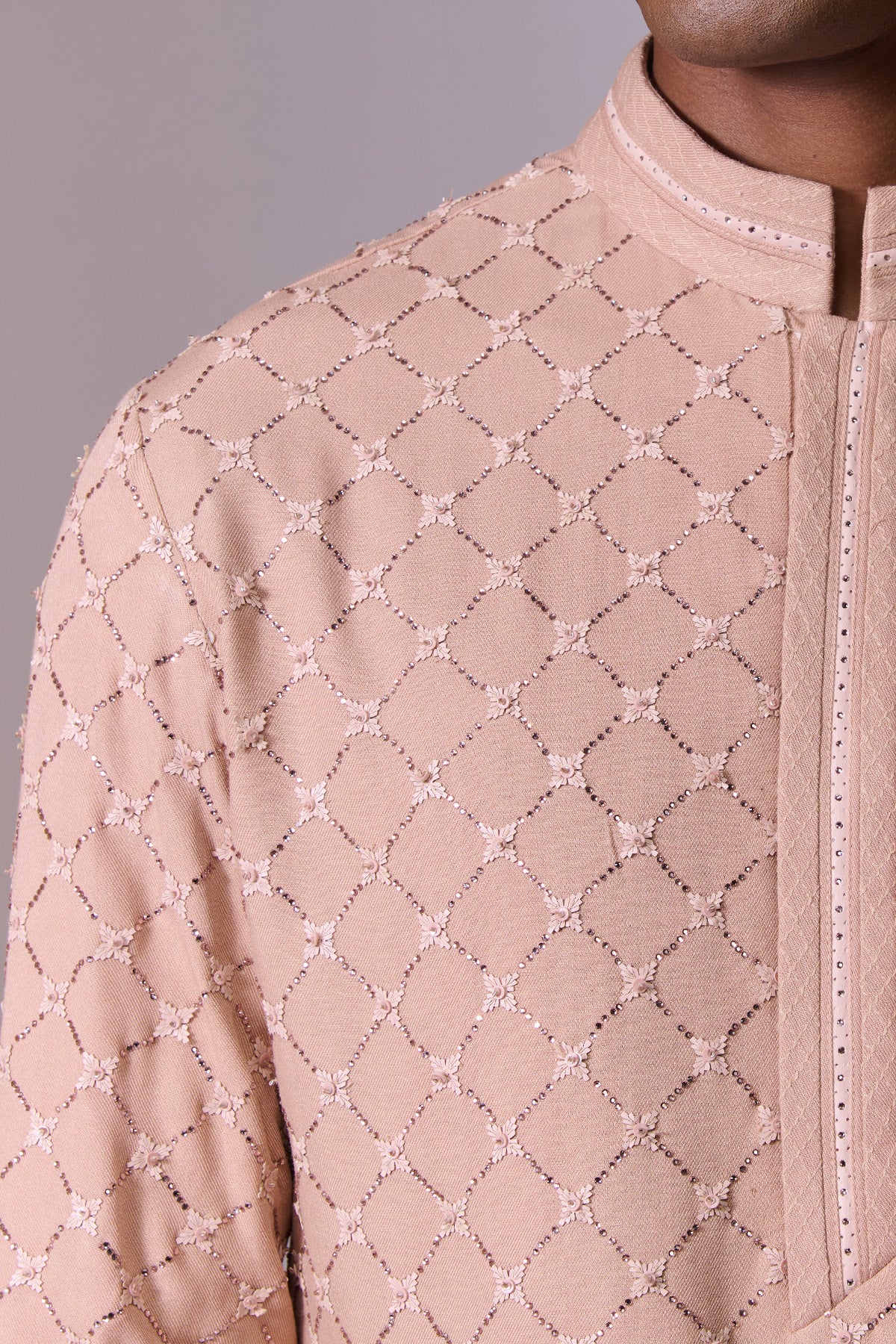 Blush Pink Embroidered Kurta Set