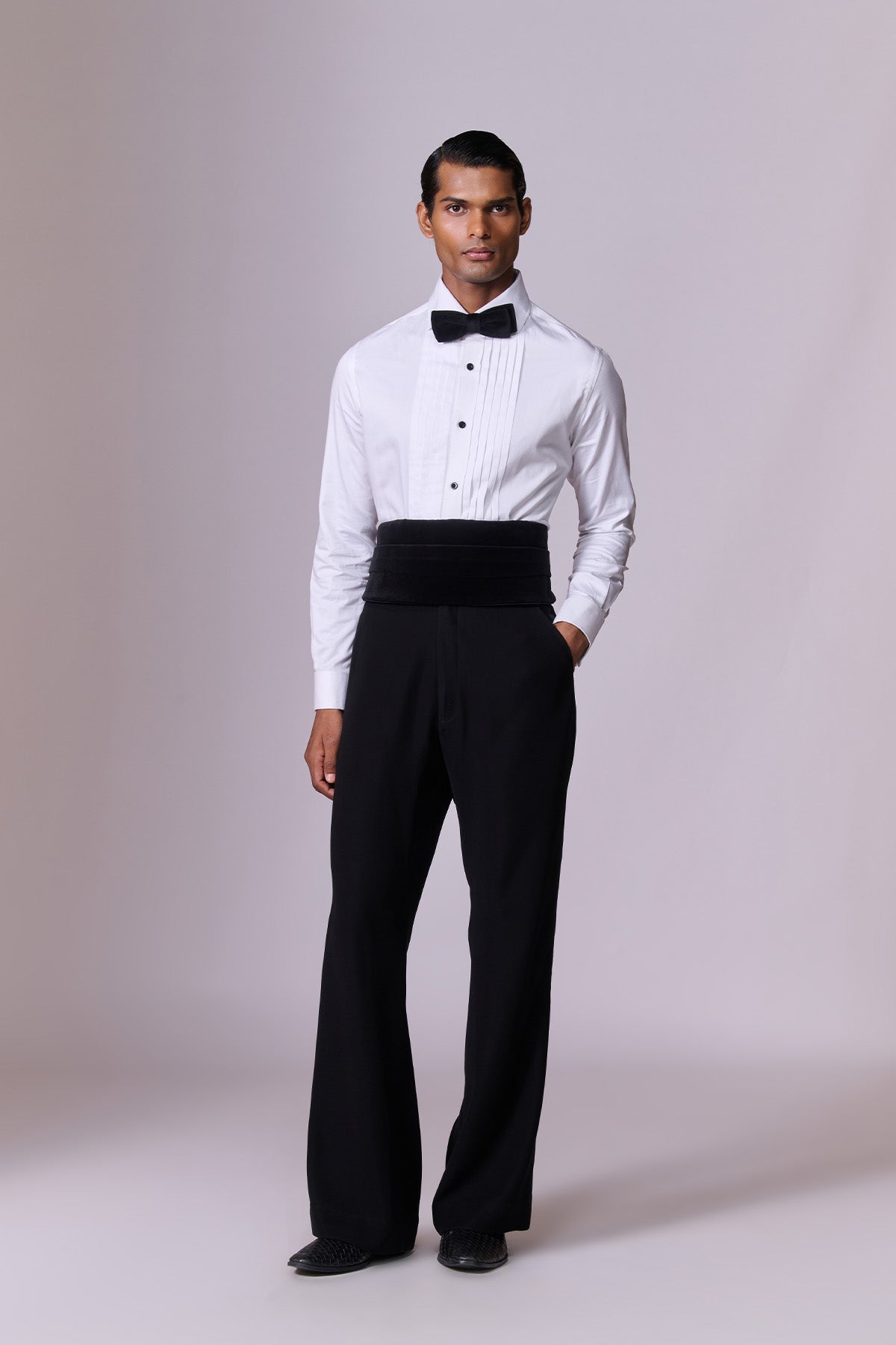 Midnight Motif Velvet Tuxedo set