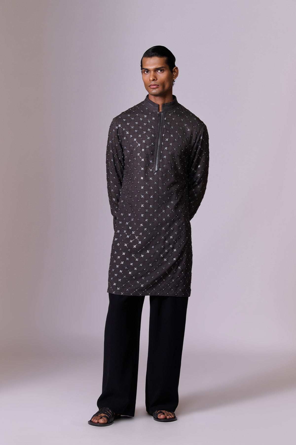 Moonshine Embroidered Kurta Set
