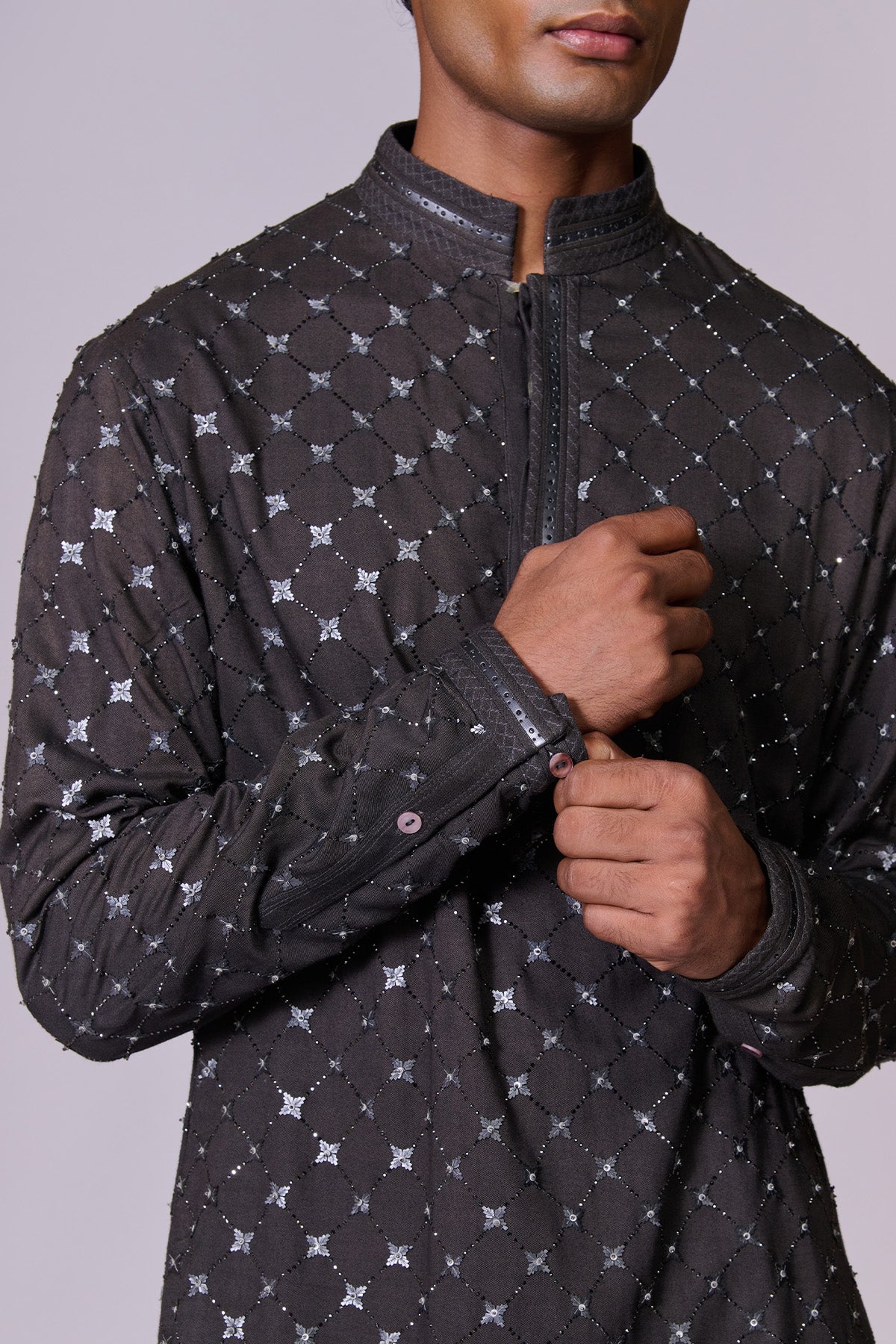 Moonshine Embroidered Kurta Set